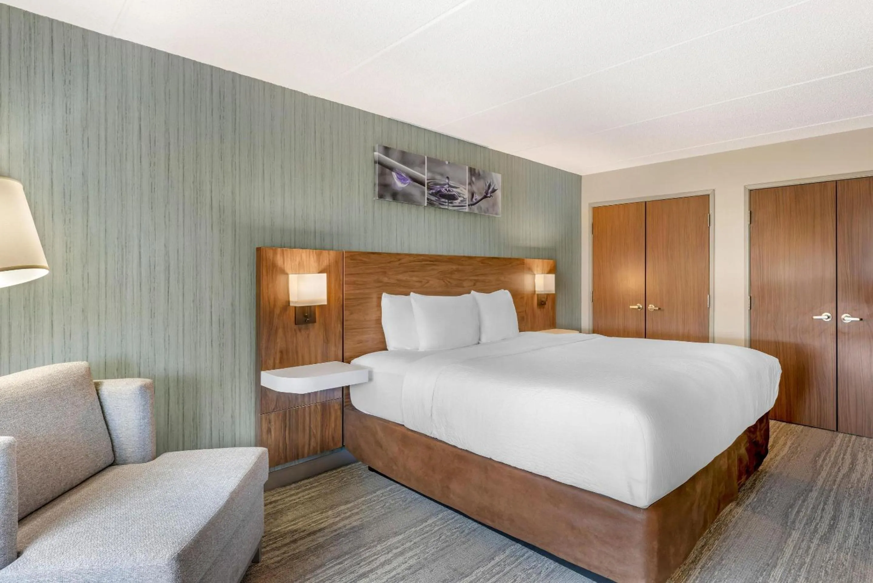 Bedroom, Bed in Sleep Inn Oakbrook Terrace - Chicago