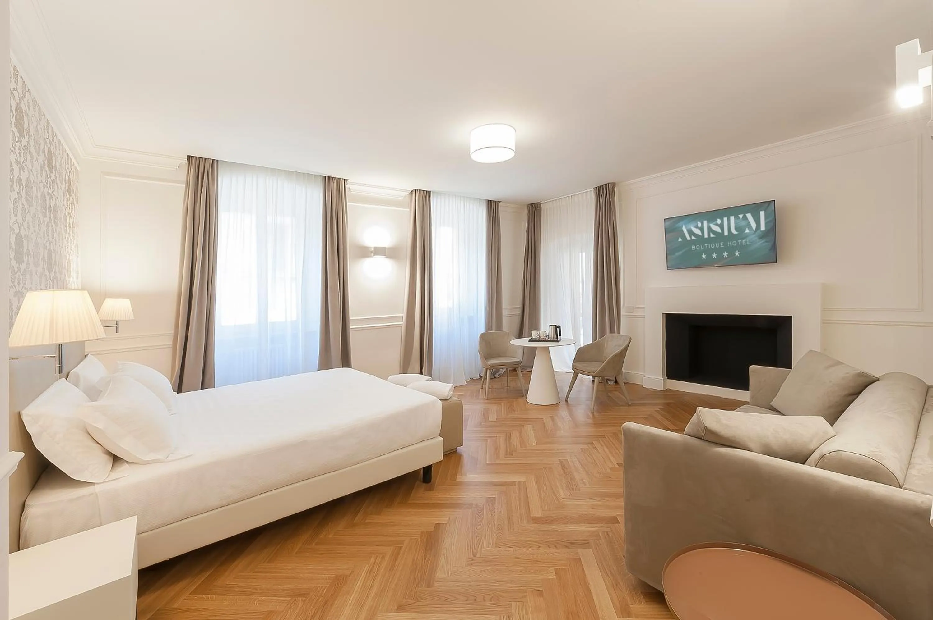 Bed in Asisium Boutique Hotel