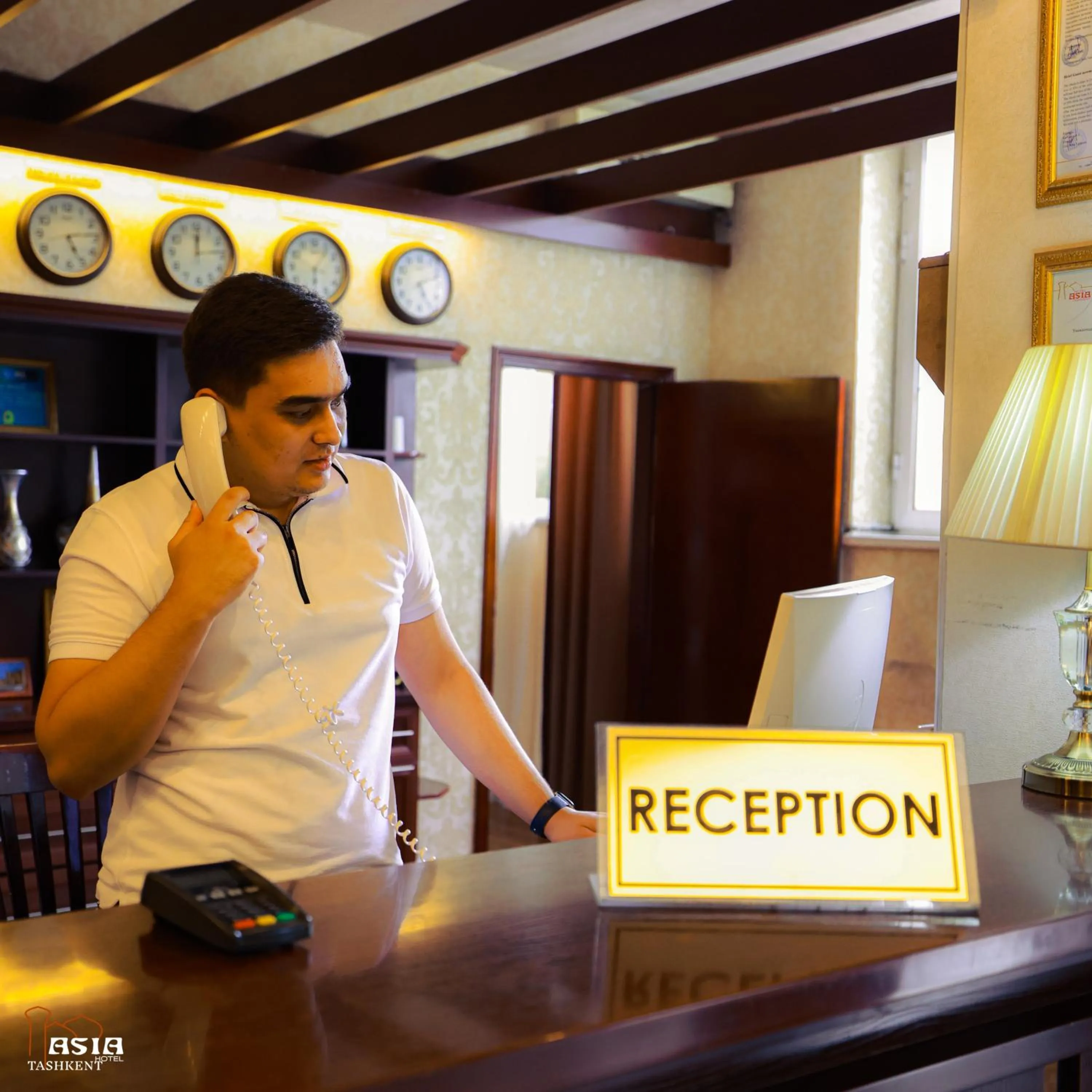 Lobby or reception in Asia Tashkent Hotel