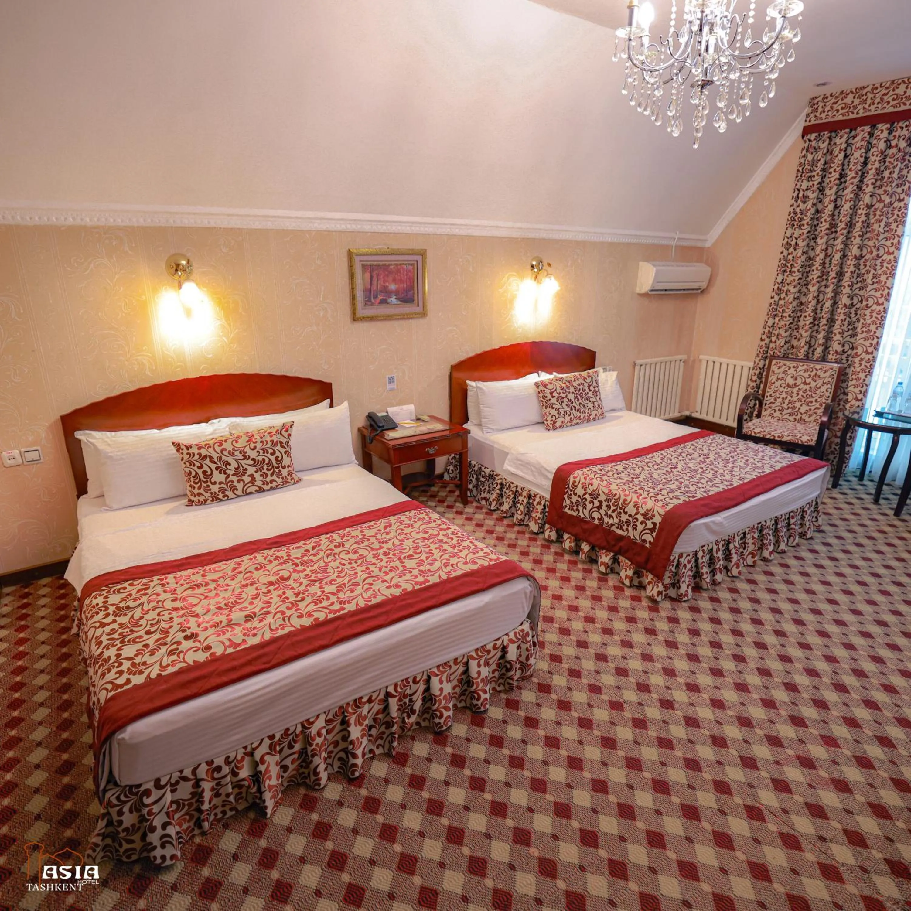 Bed in Asia Tashkent Hotel