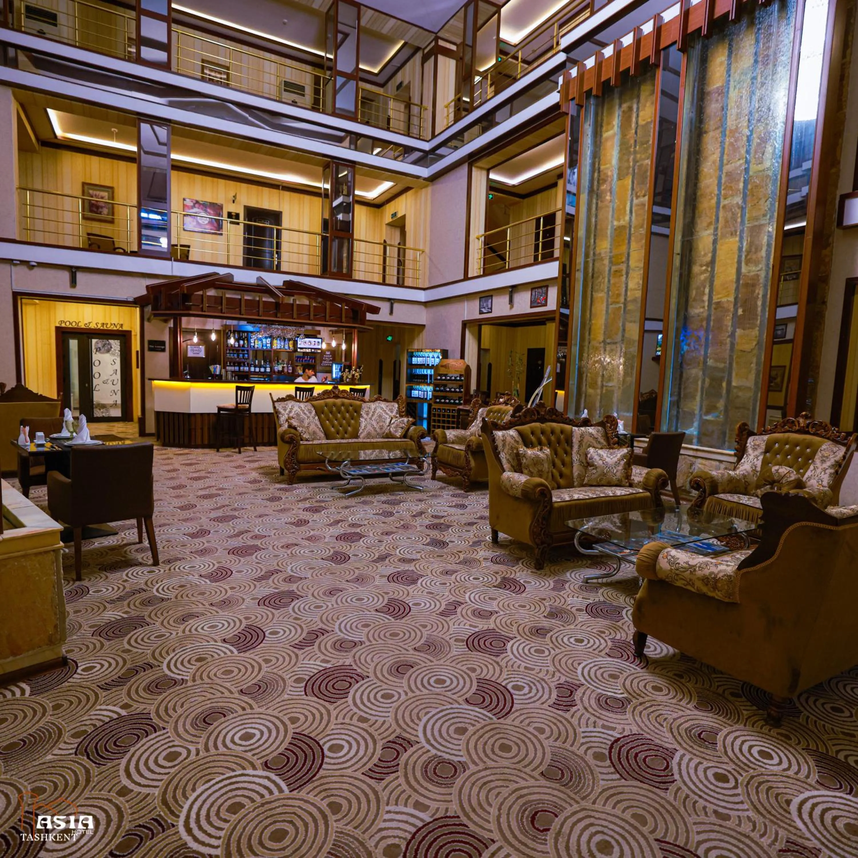 Lounge or bar in Asia Tashkent Hotel