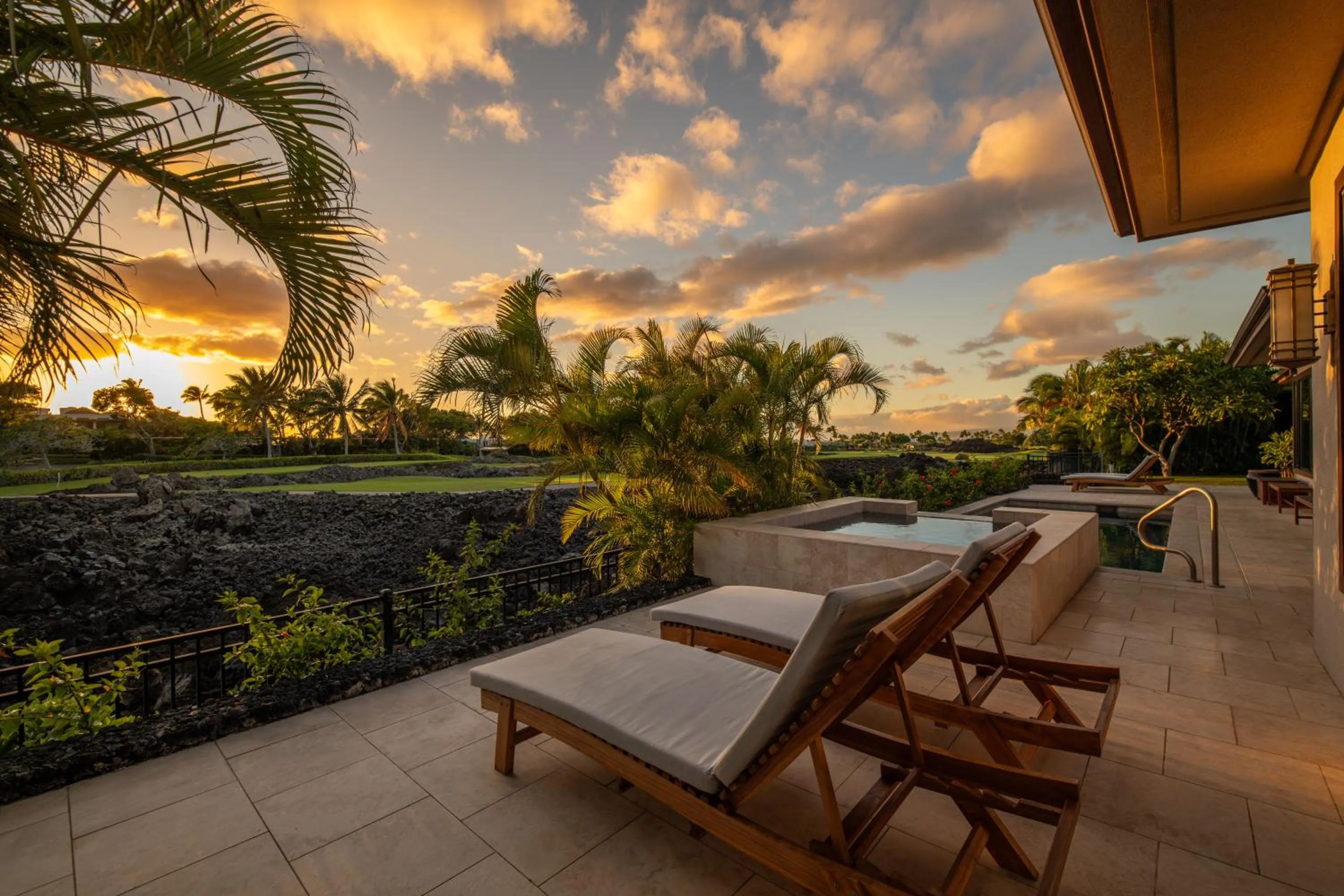 Patio in Mauna Lani Luxury Vacation Villas - CoralTree Residence Collection