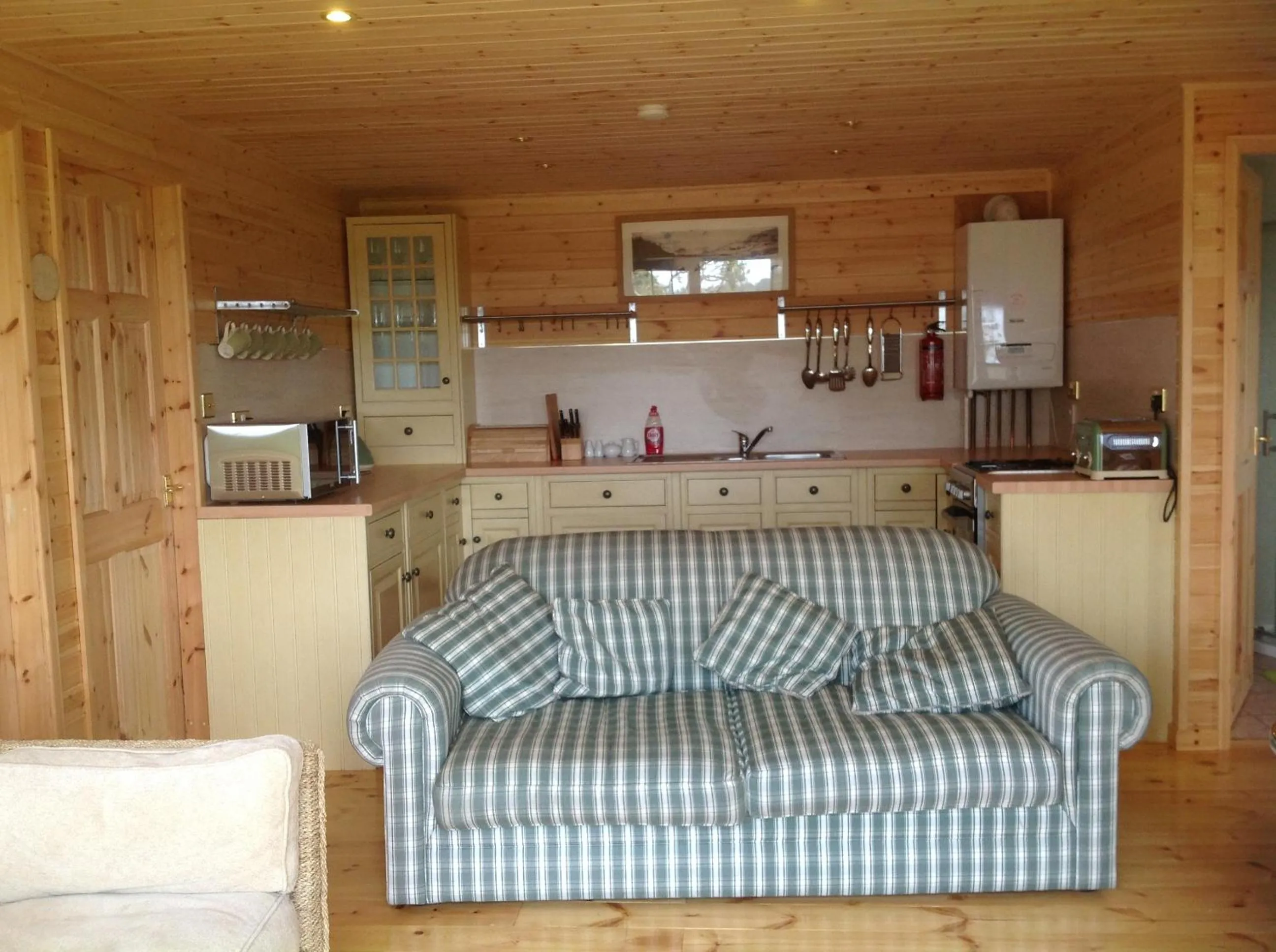 Living room in Orme View Lodges