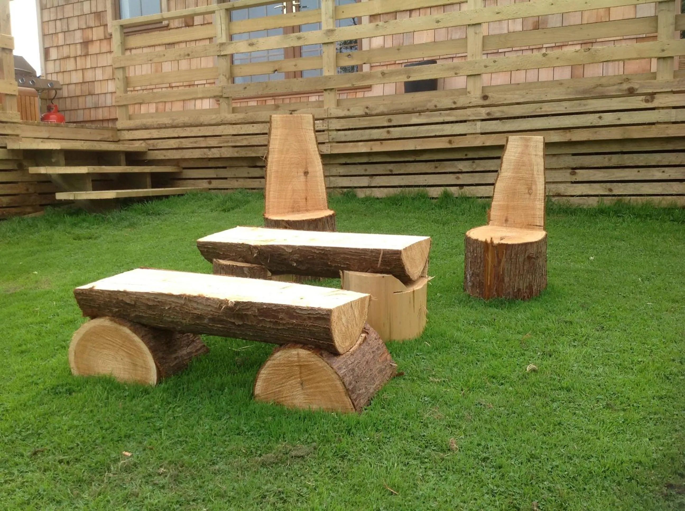 Garden in Orme View Lodges