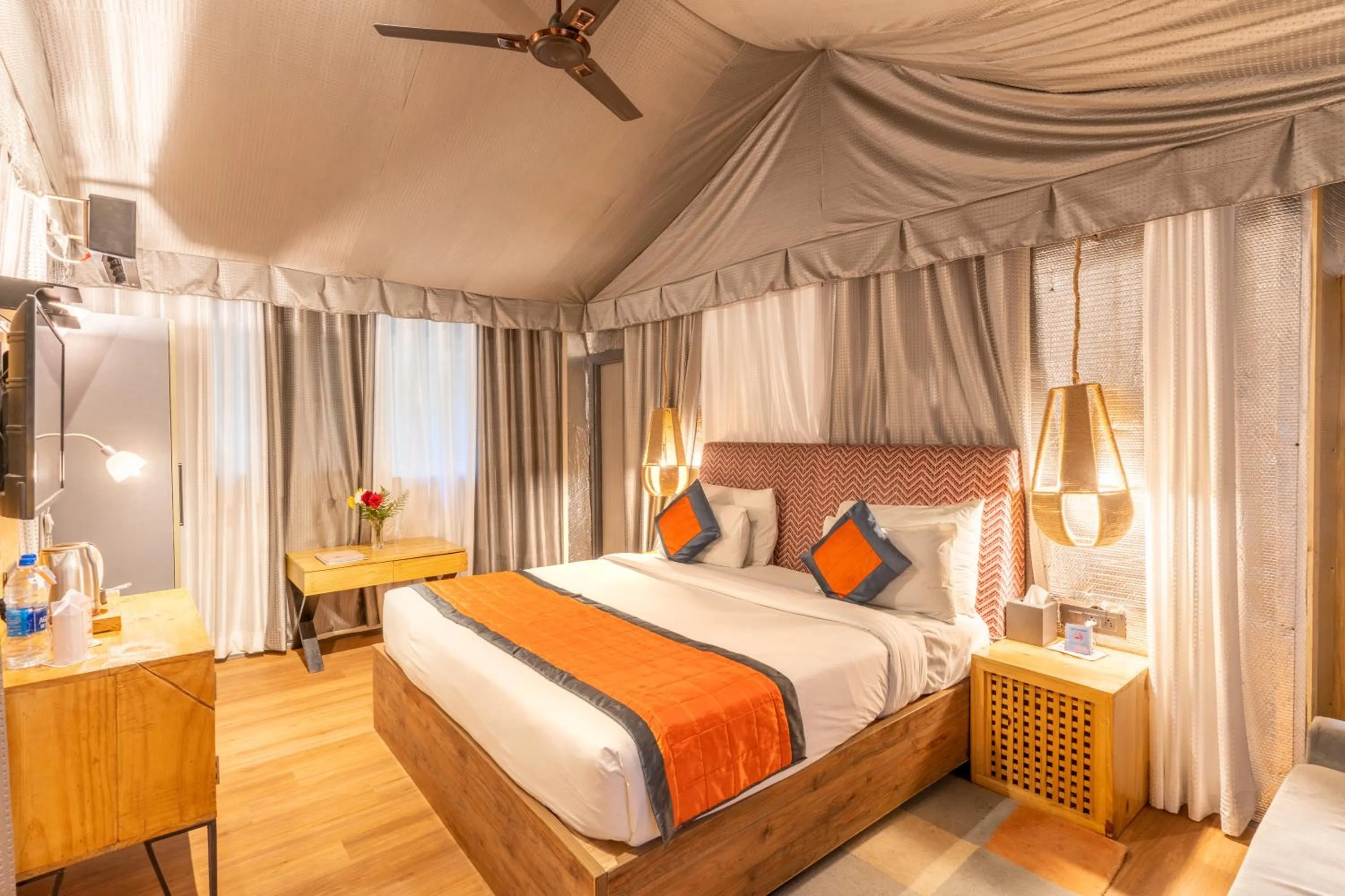 Bedroom, Bed in Ayar Jungle Resort