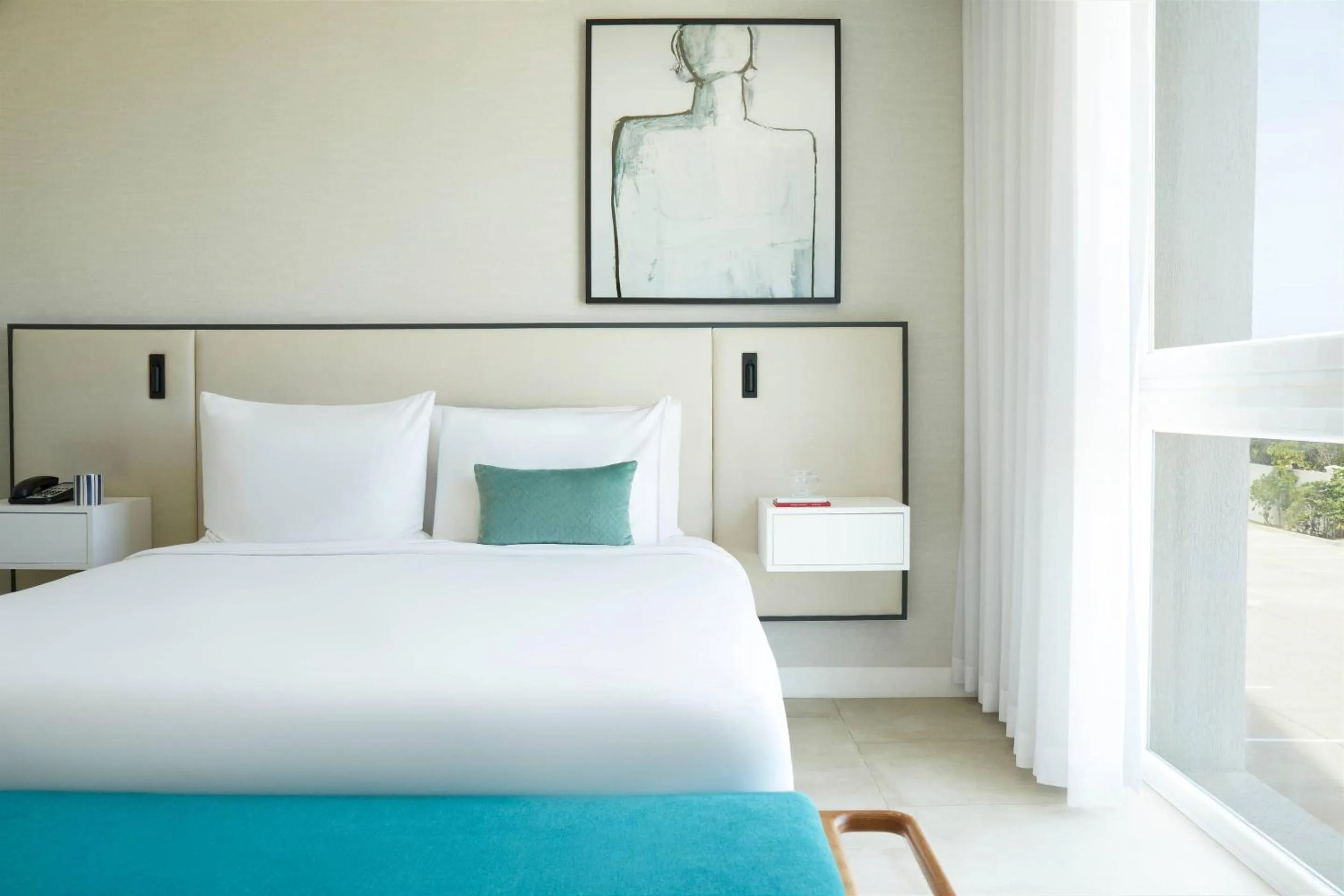 Bed in Radisson Blu Aruba