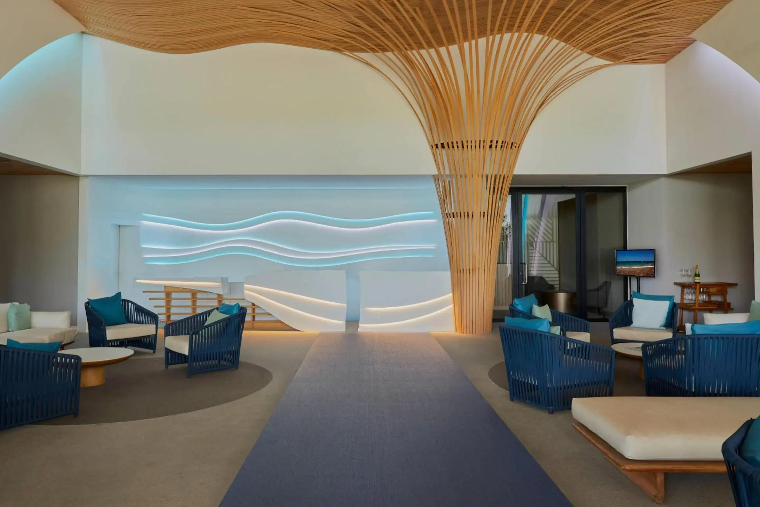 Lobby or reception in Radisson Blu Aruba Lobby or reception in Radisson Blu Aruba