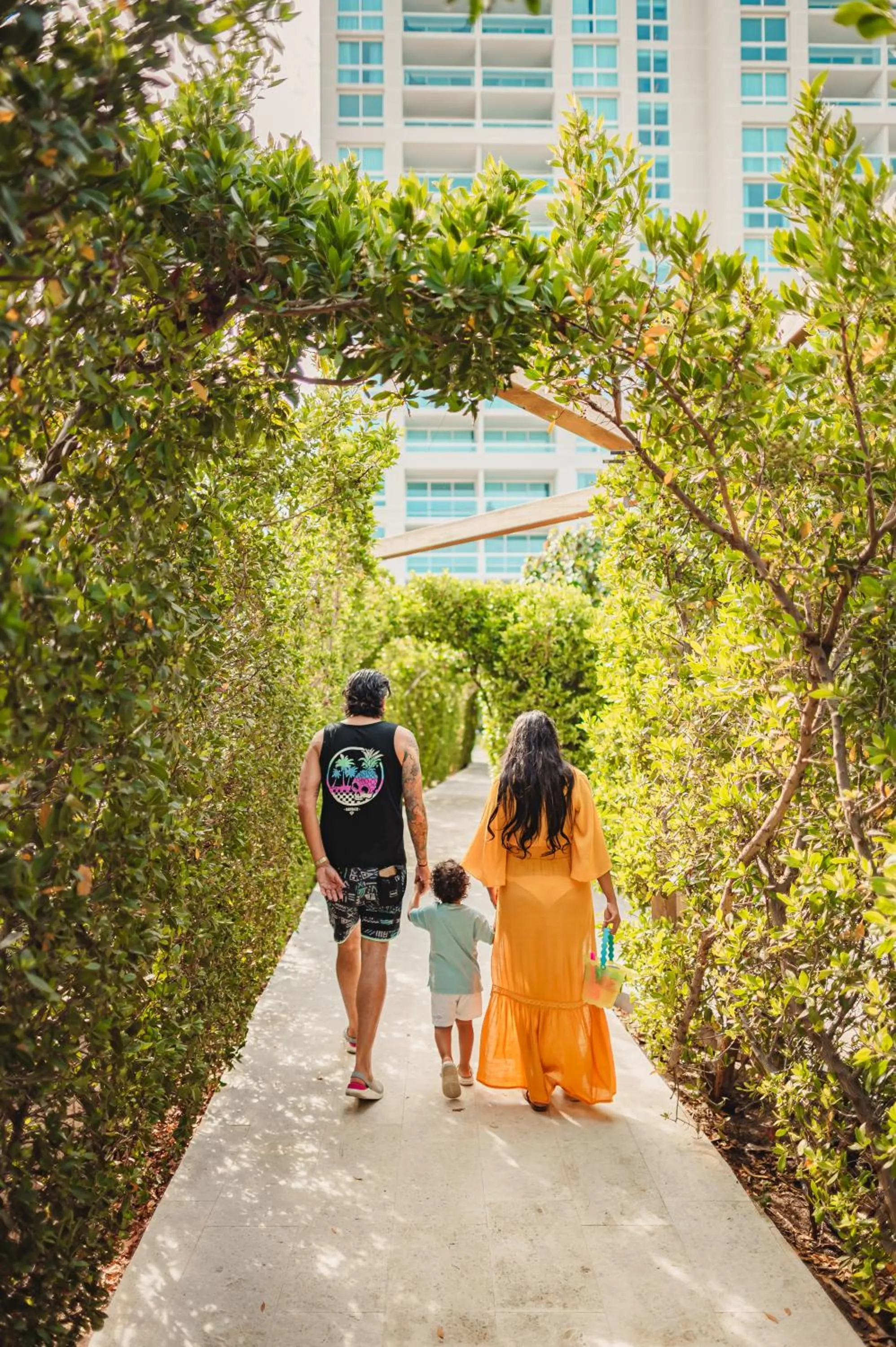 Family in Radisson Blu Aruba
