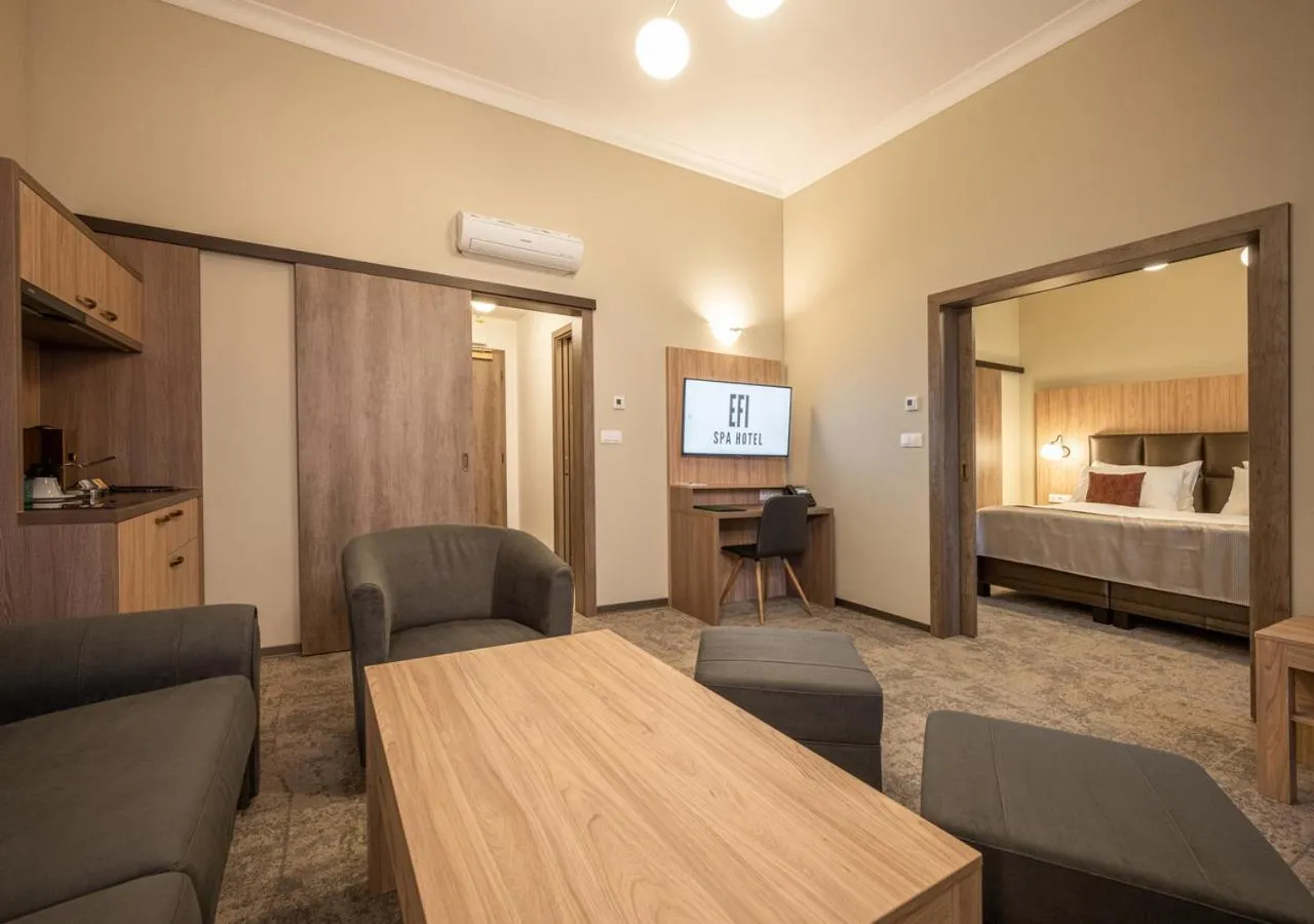 Bed in EFI SPA Hotel Superior & Pivovar