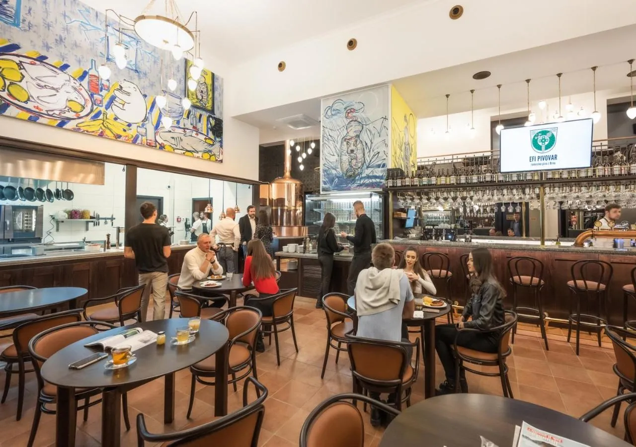 Restaurant/places to eat in EFI SPA Hotel Superior & Pivovar