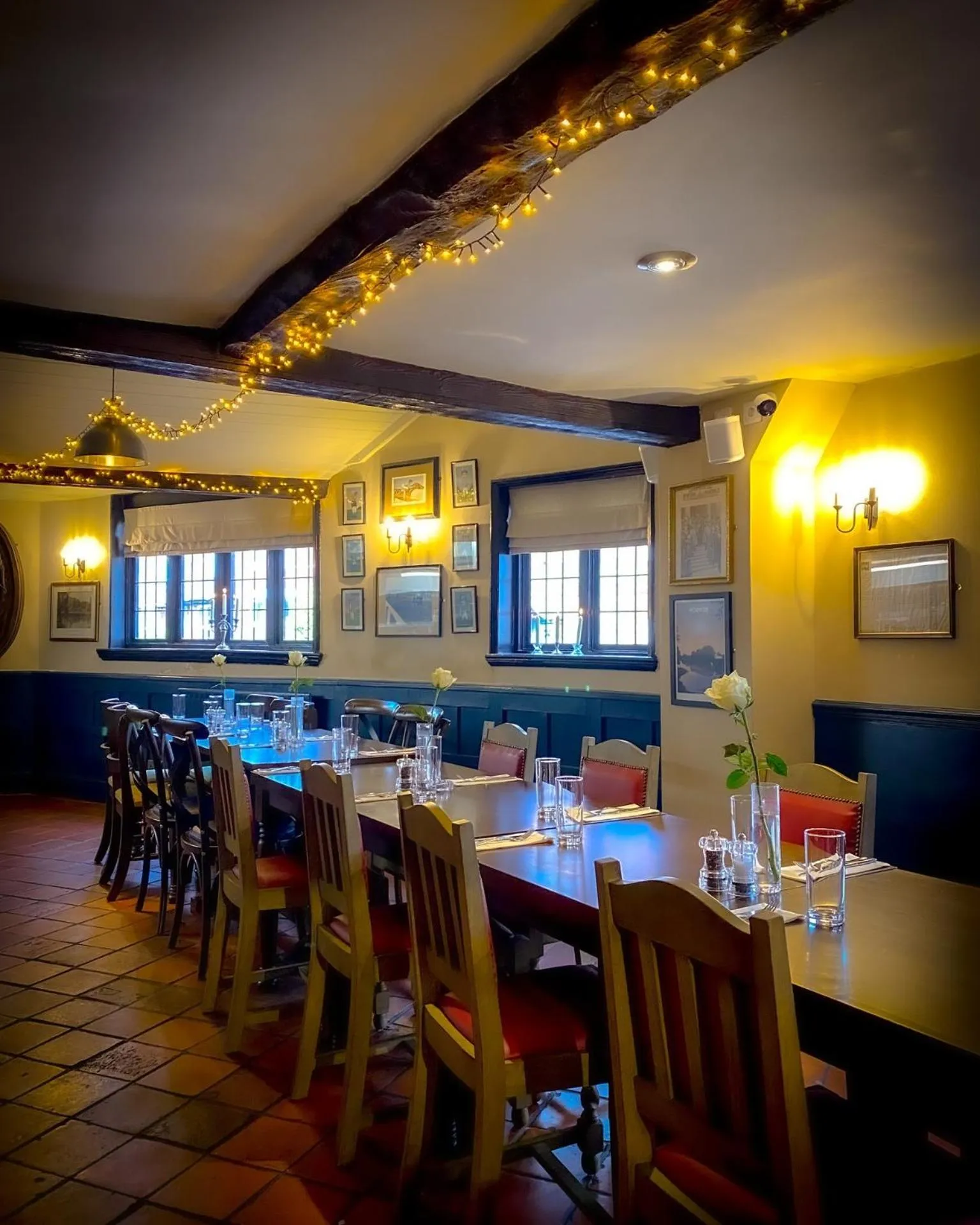 Dining area in The Crown Inn at Benson