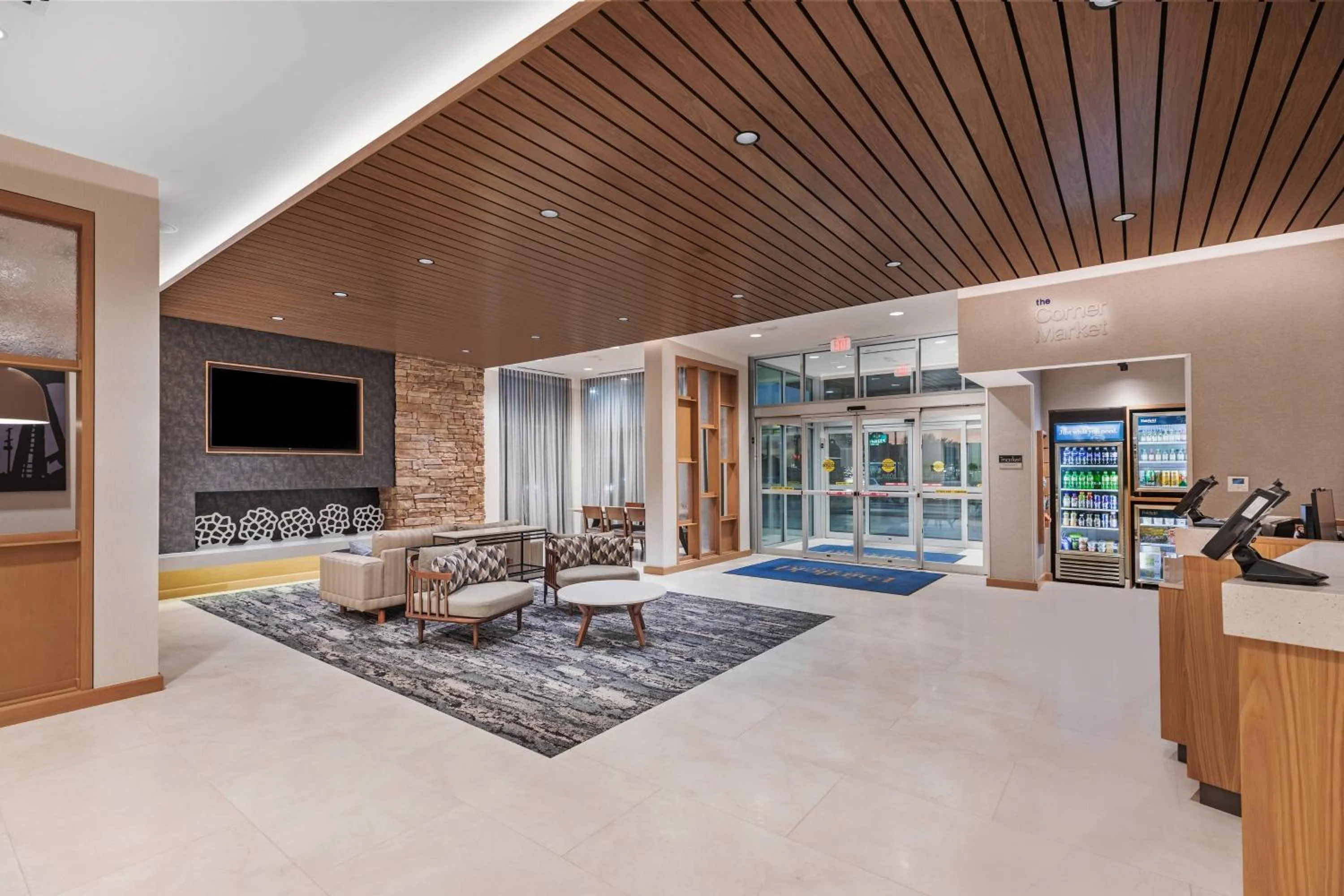 Lobby or reception in Fairfield Inn & Suites Houston Memorial City Area