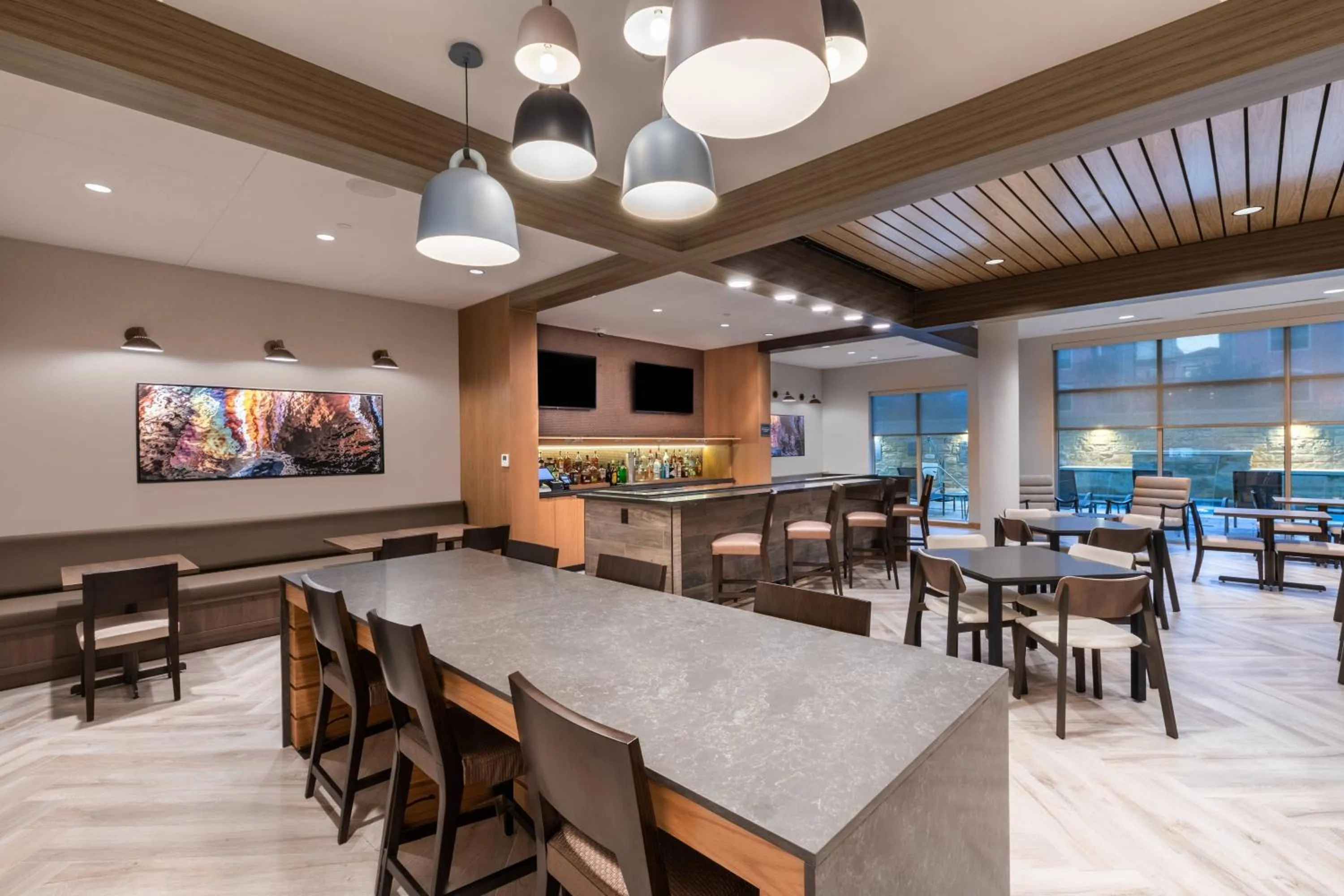 Lounge or bar in Fairfield Inn & Suites Houston Memorial City Area