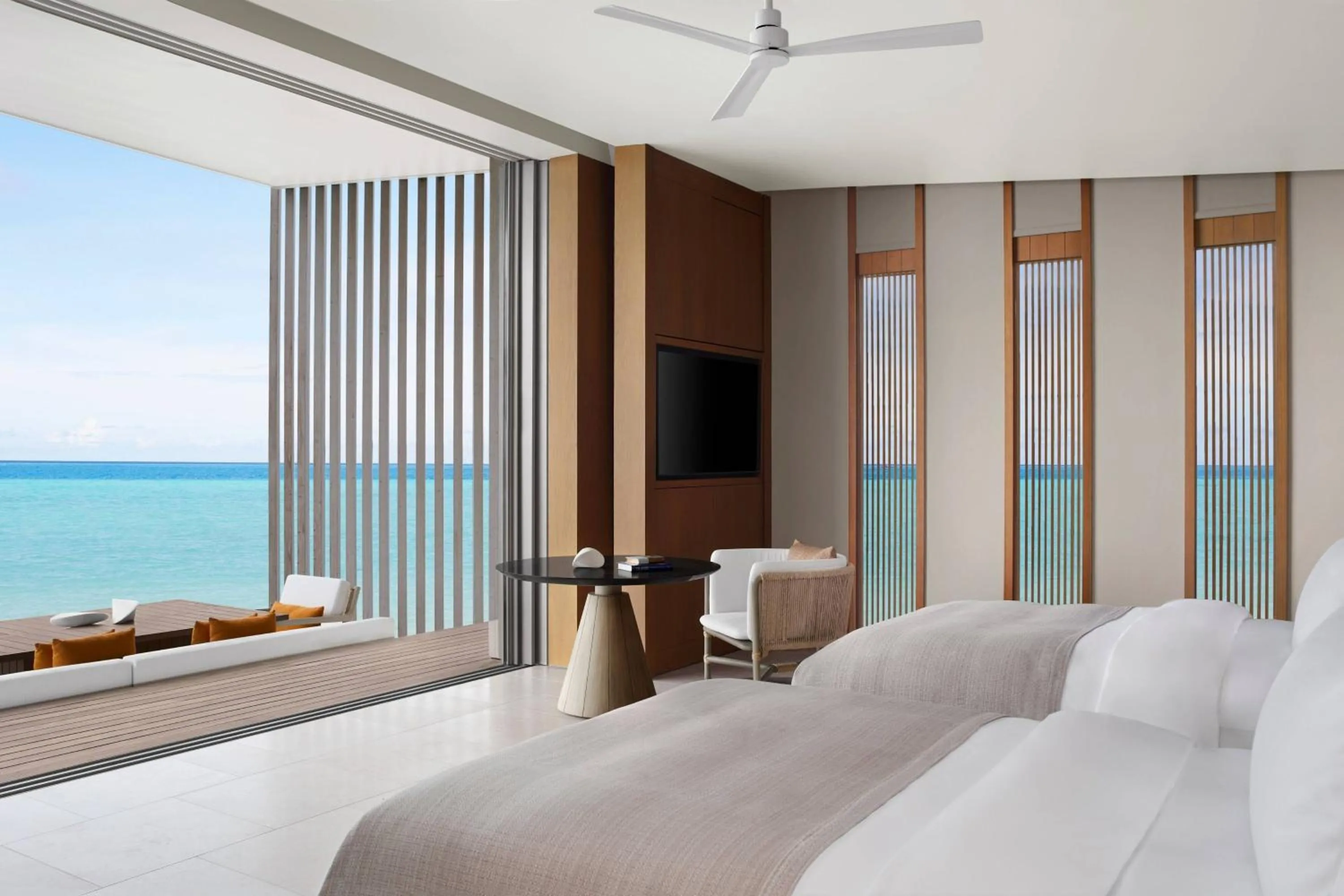Bedroom, Bed in The Ritz-Carlton Maldives, Fari Islands