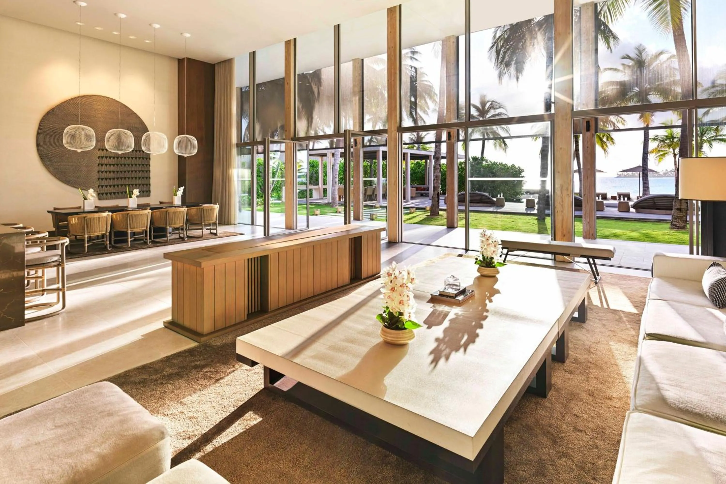 Living room in The Ritz-Carlton Maldives, Fari Islands