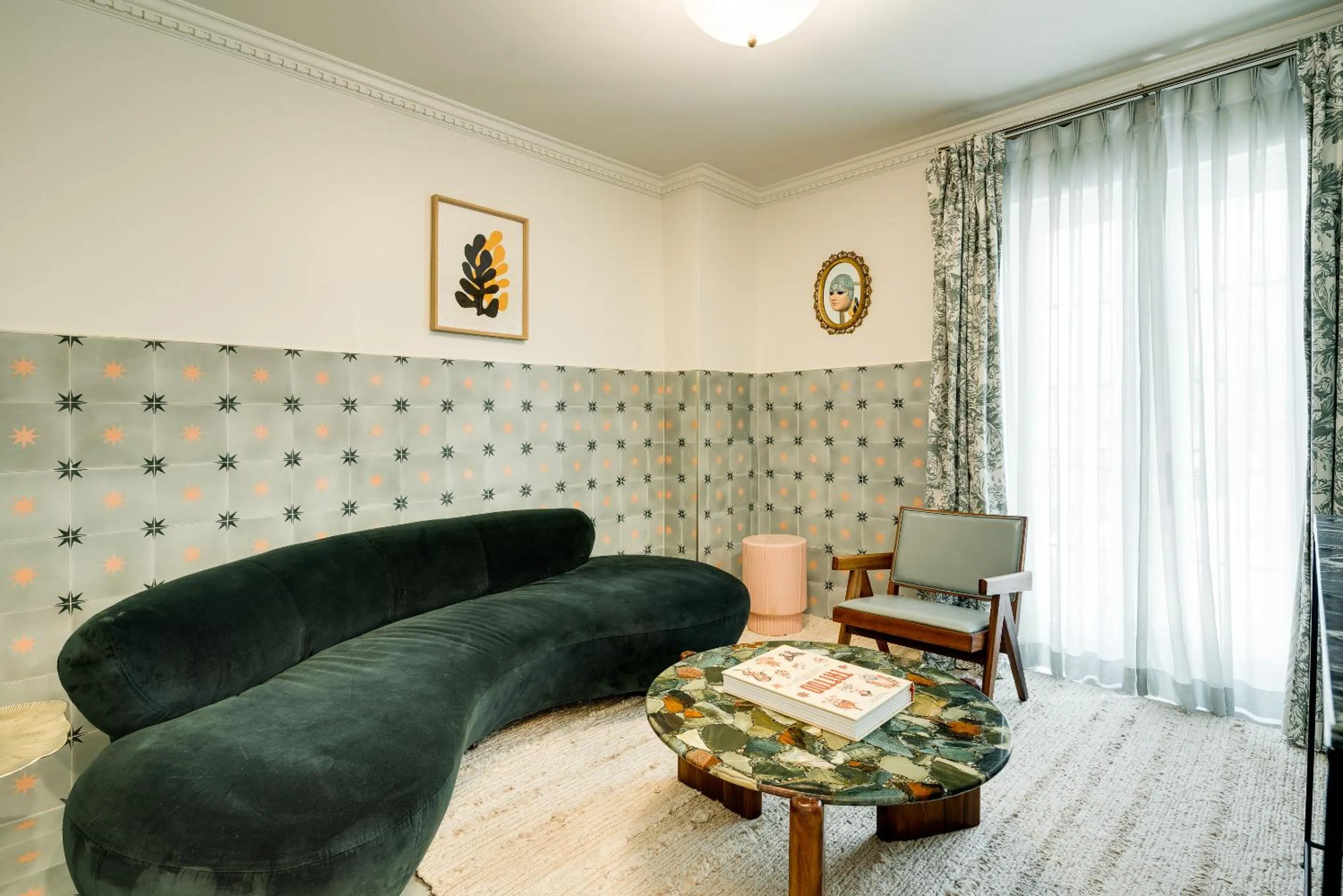 Living room in Esme Miami Beach