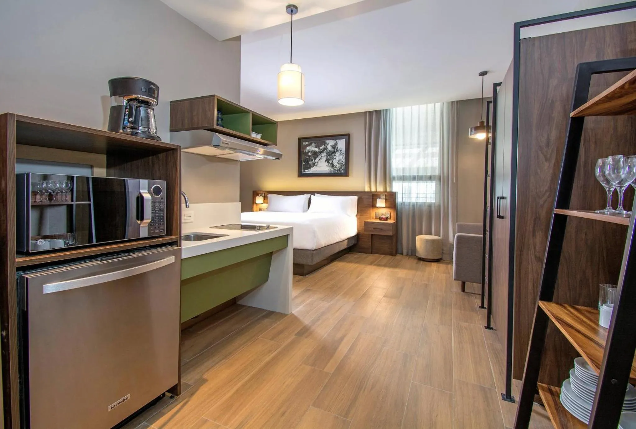 Photo of the whole room, Bed in Staybridge Suites - Guadalajara Novena by IHG