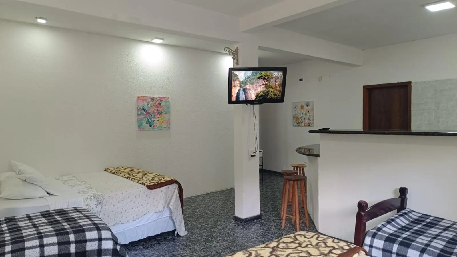 TV and multimedia, Bed in ANC BOSQUE - 4min do Parque Capivari