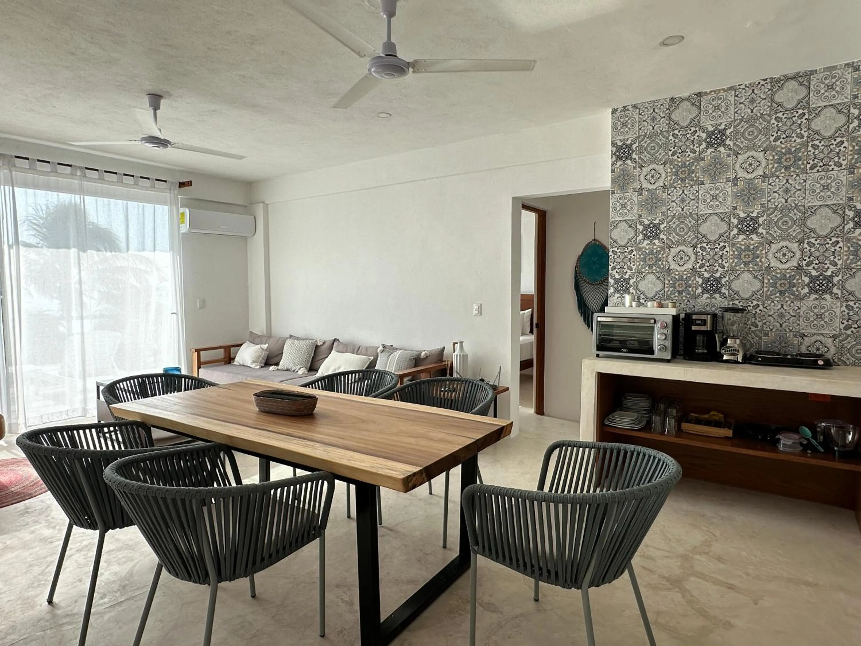 Kitchen or kitchenette in Noah Beach Hotel & Suites