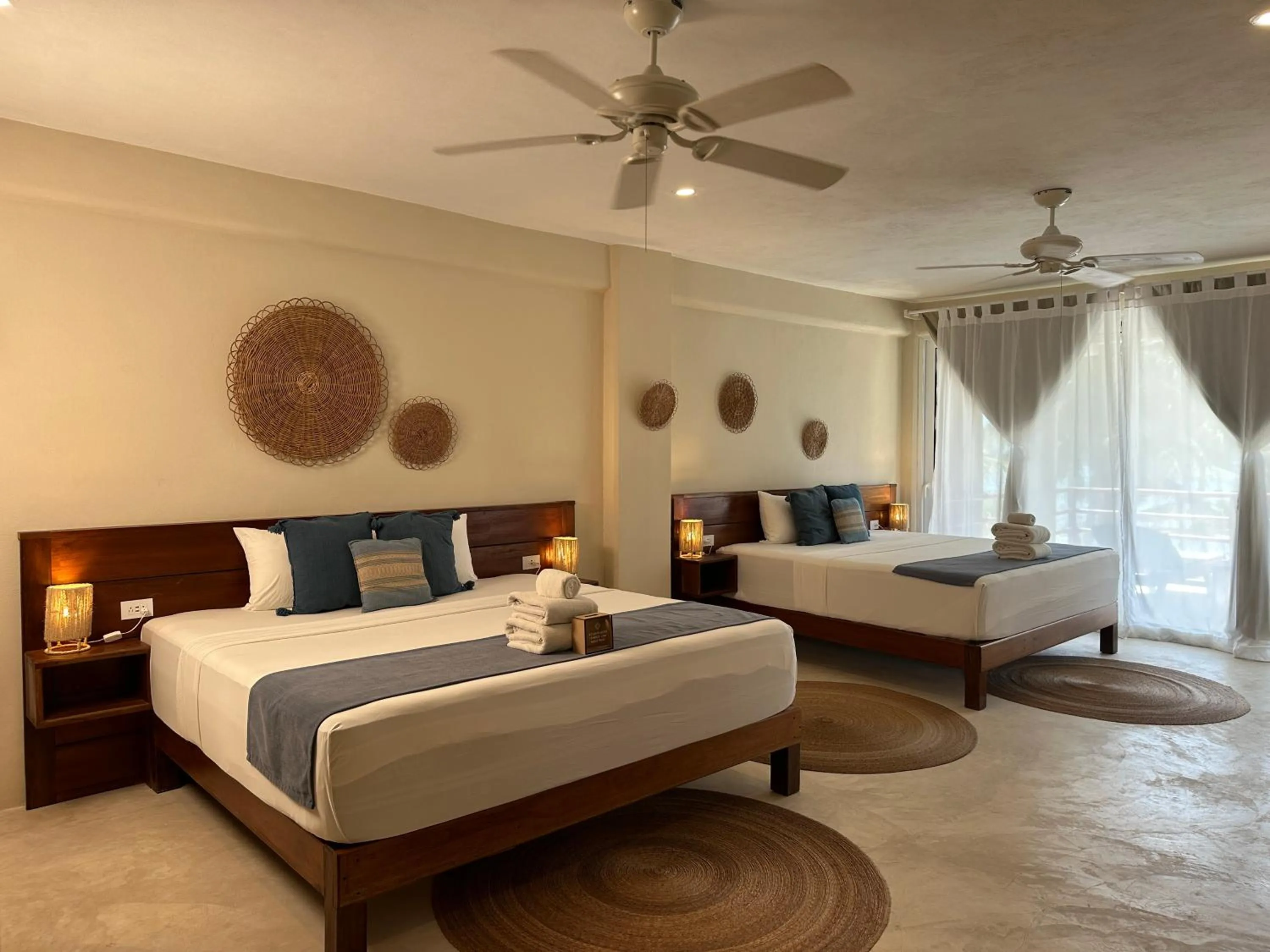 Photo of the whole room, Bed in Noah Beach Hotel & Suites