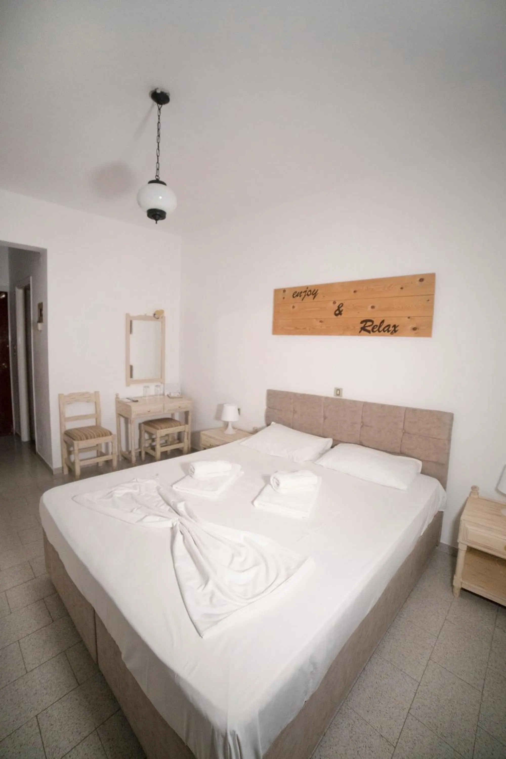 Bed in Κastro Ηotel