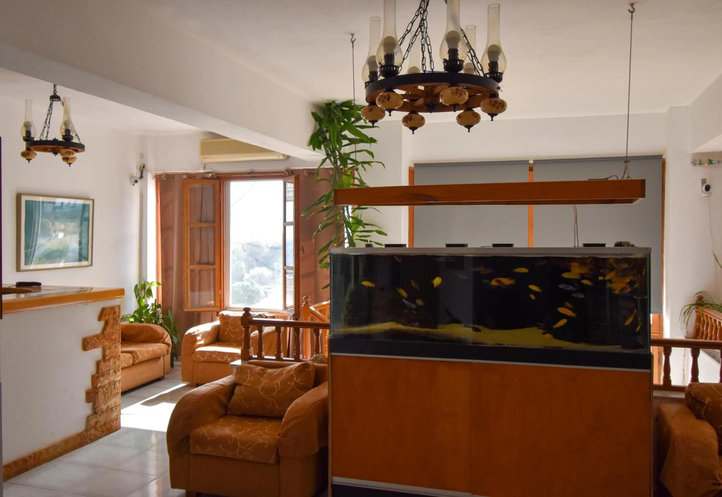 Seating area in Κastro Ηotel