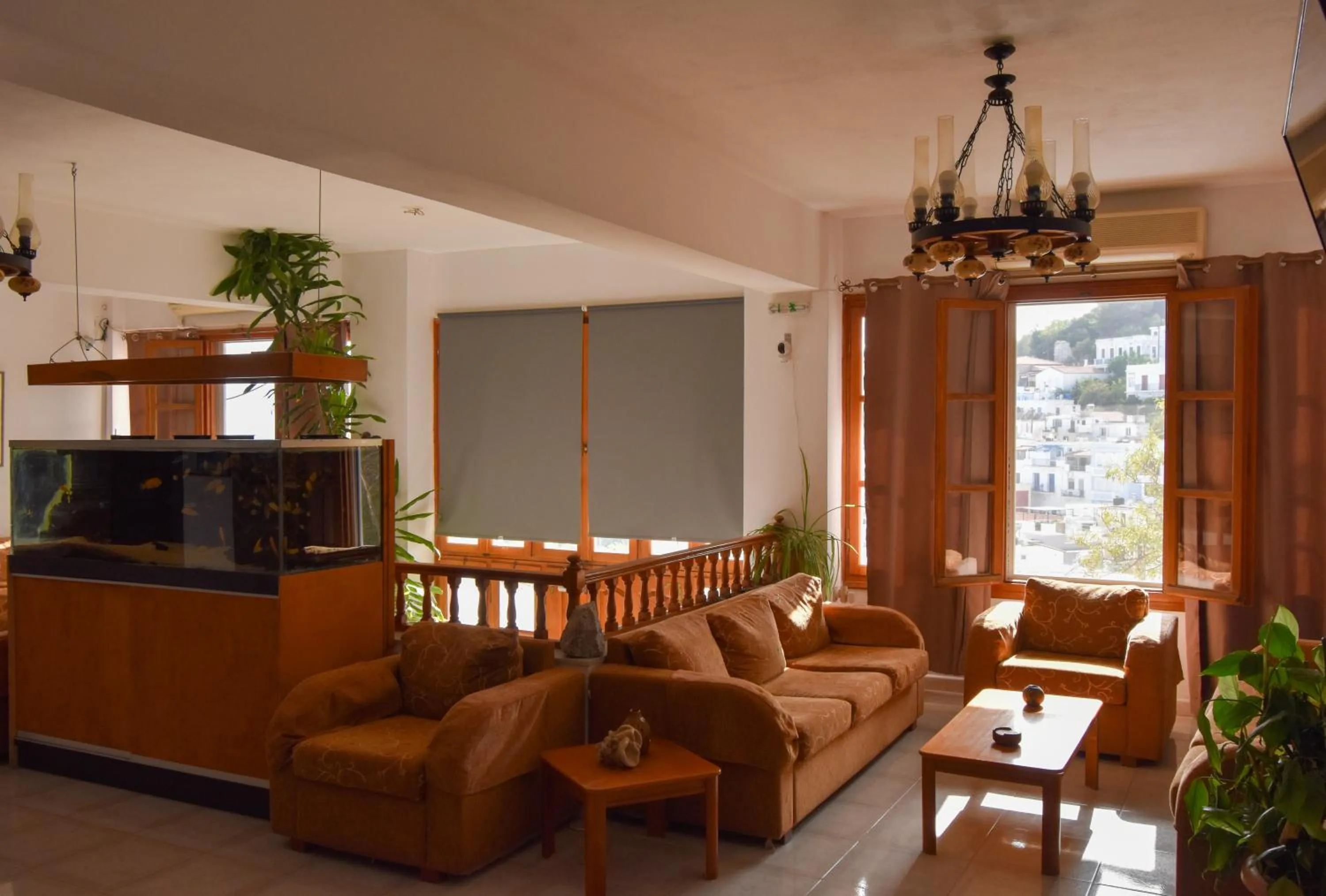 Seating area in Κastro Ηotel