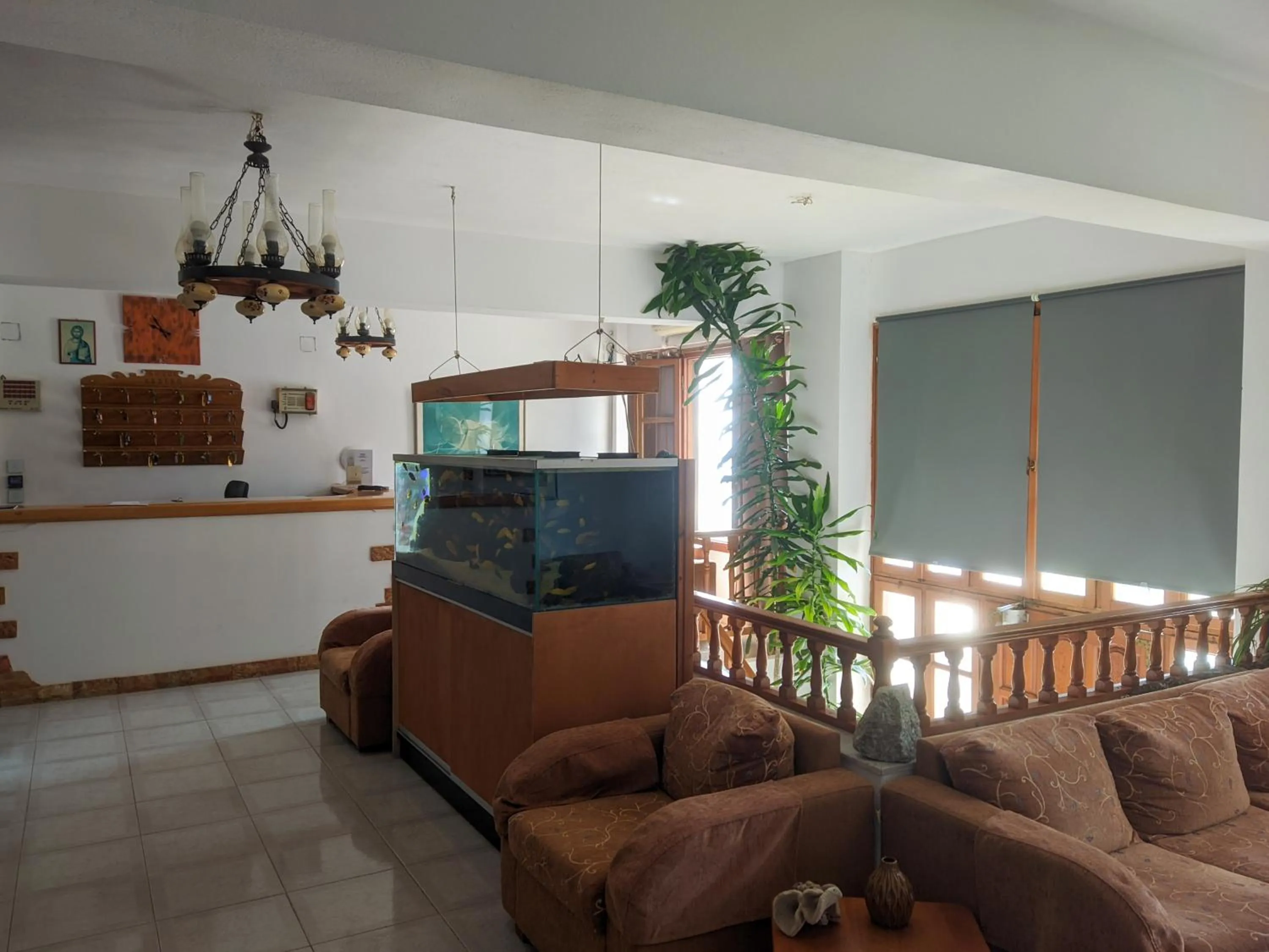 Seating area in Κastro Ηotel