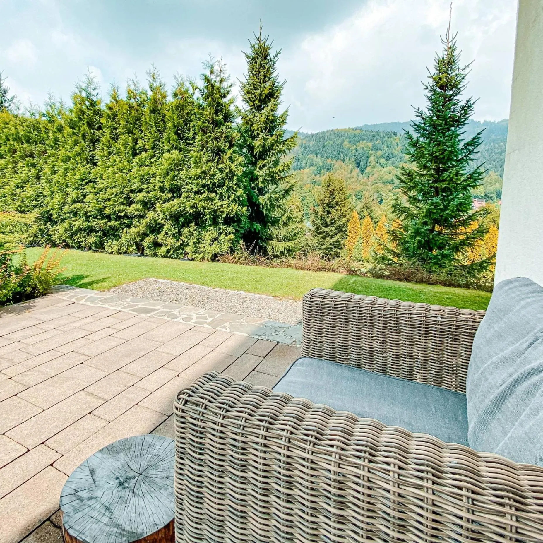 Garden in Przystanek Góry