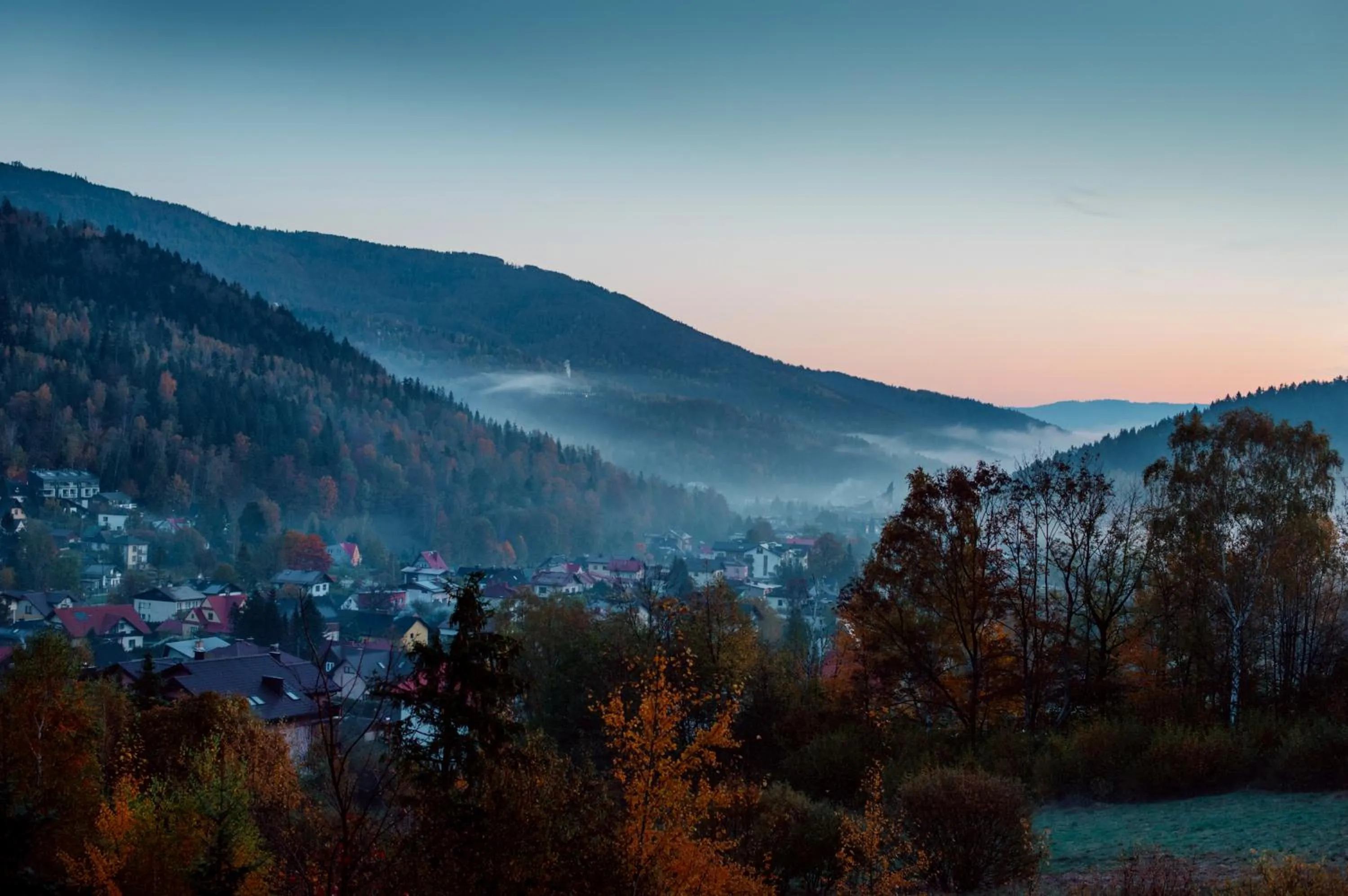 Natural landscape in Przystanek Góry