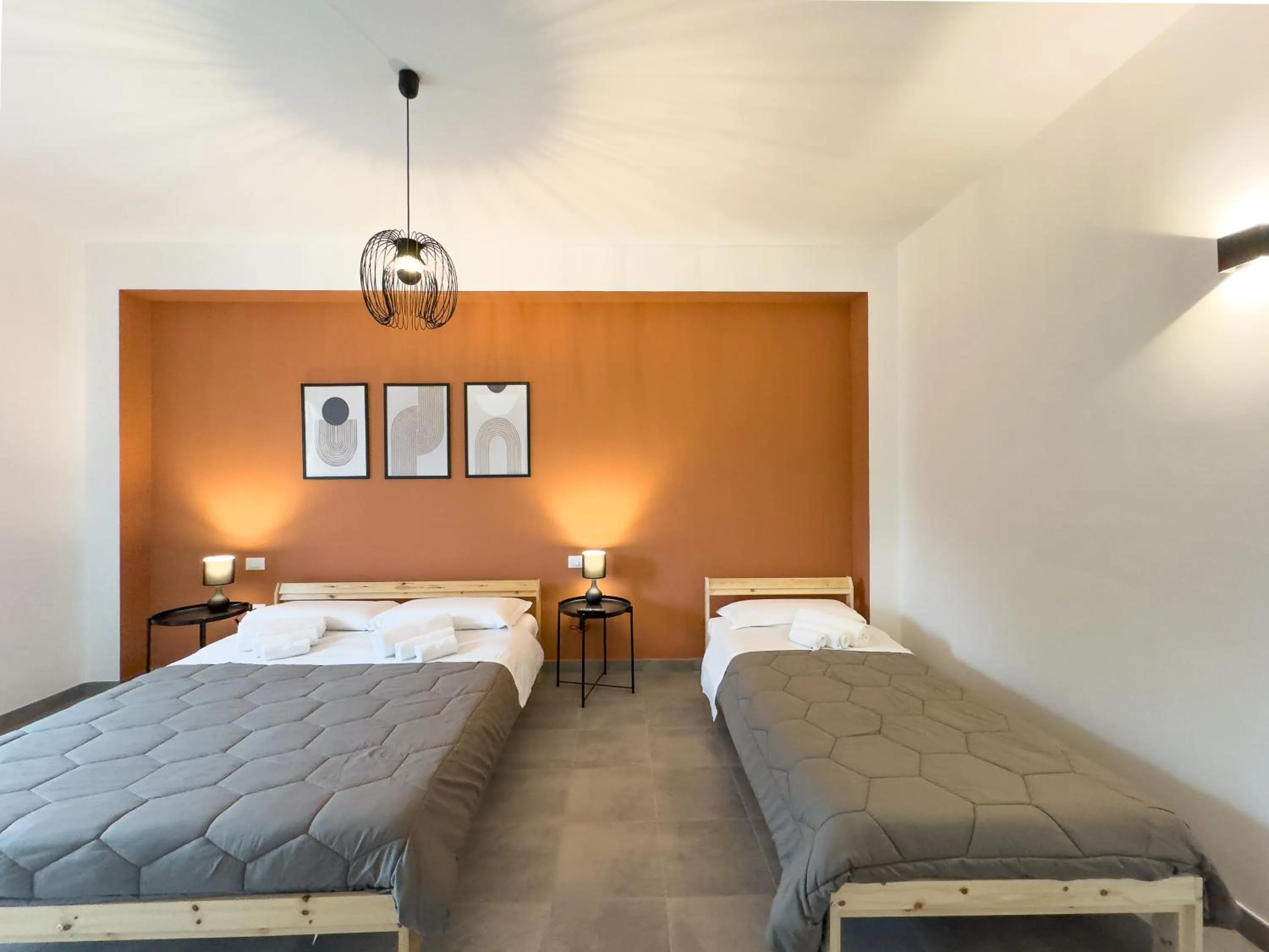 Bed in Wolf House BnB