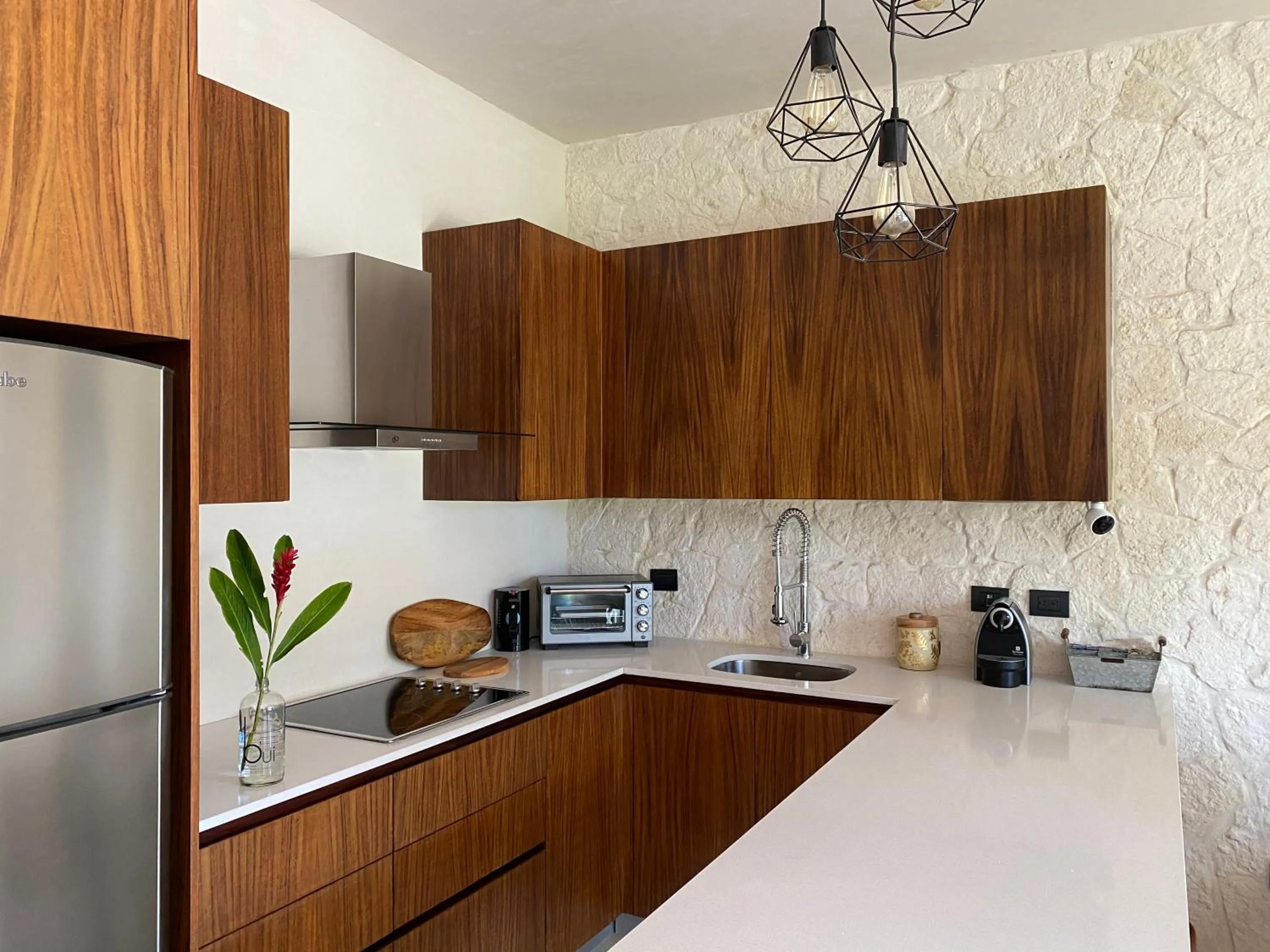 Kitchen or kitchenette in Kaanal Tulum