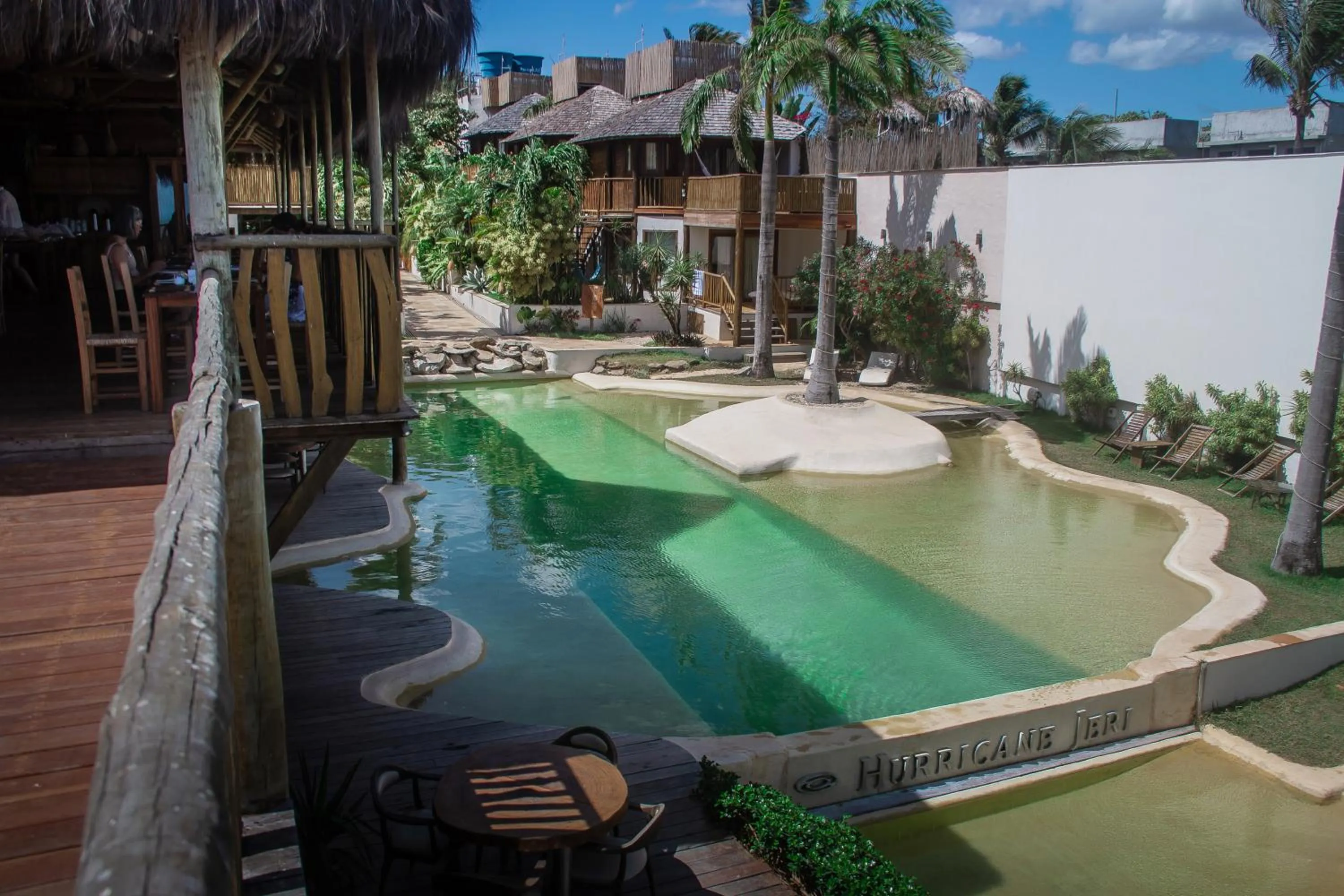 Swimming pool in Hurricane Jeri