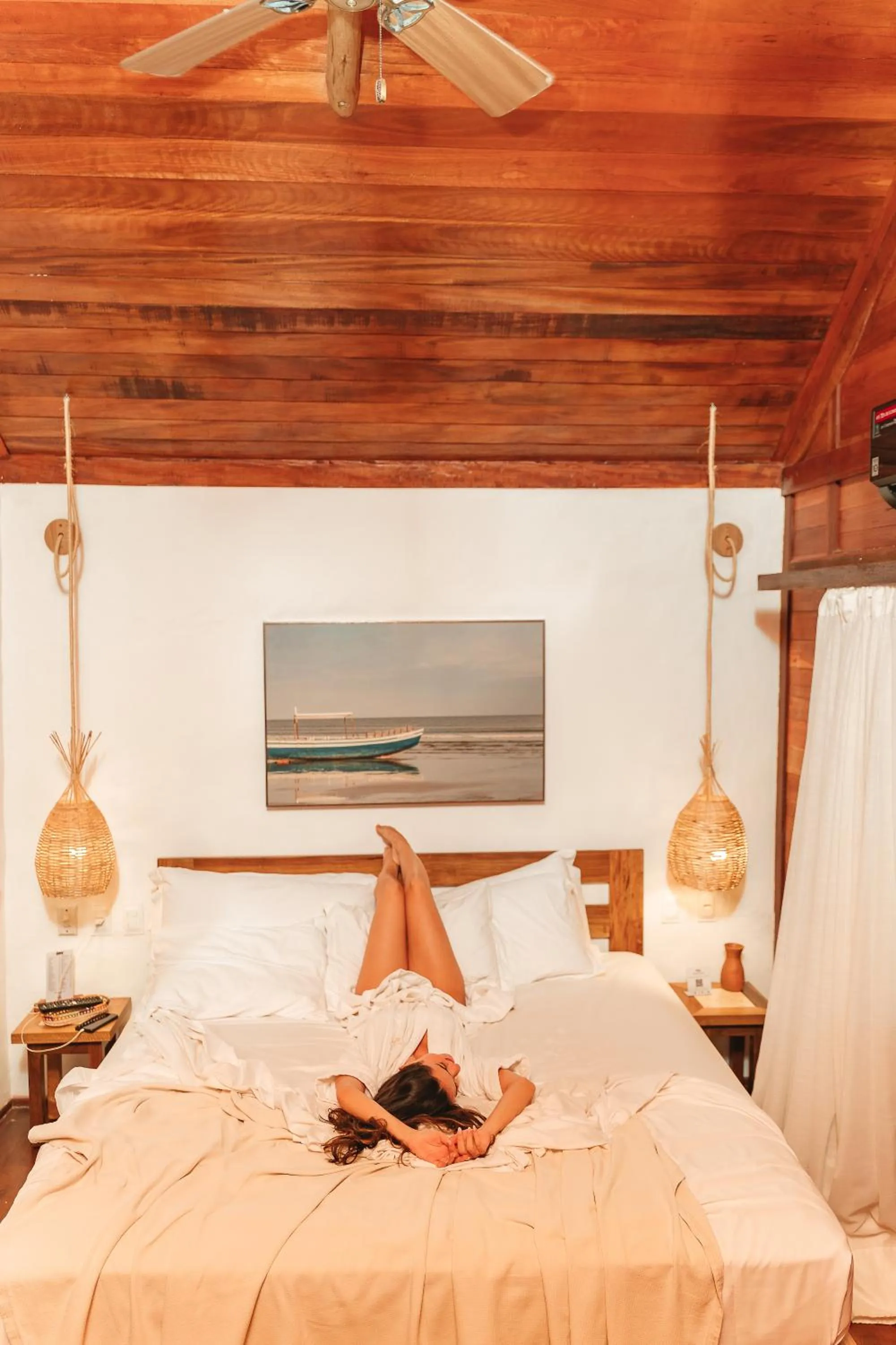 Bed in Hurricane Jeri