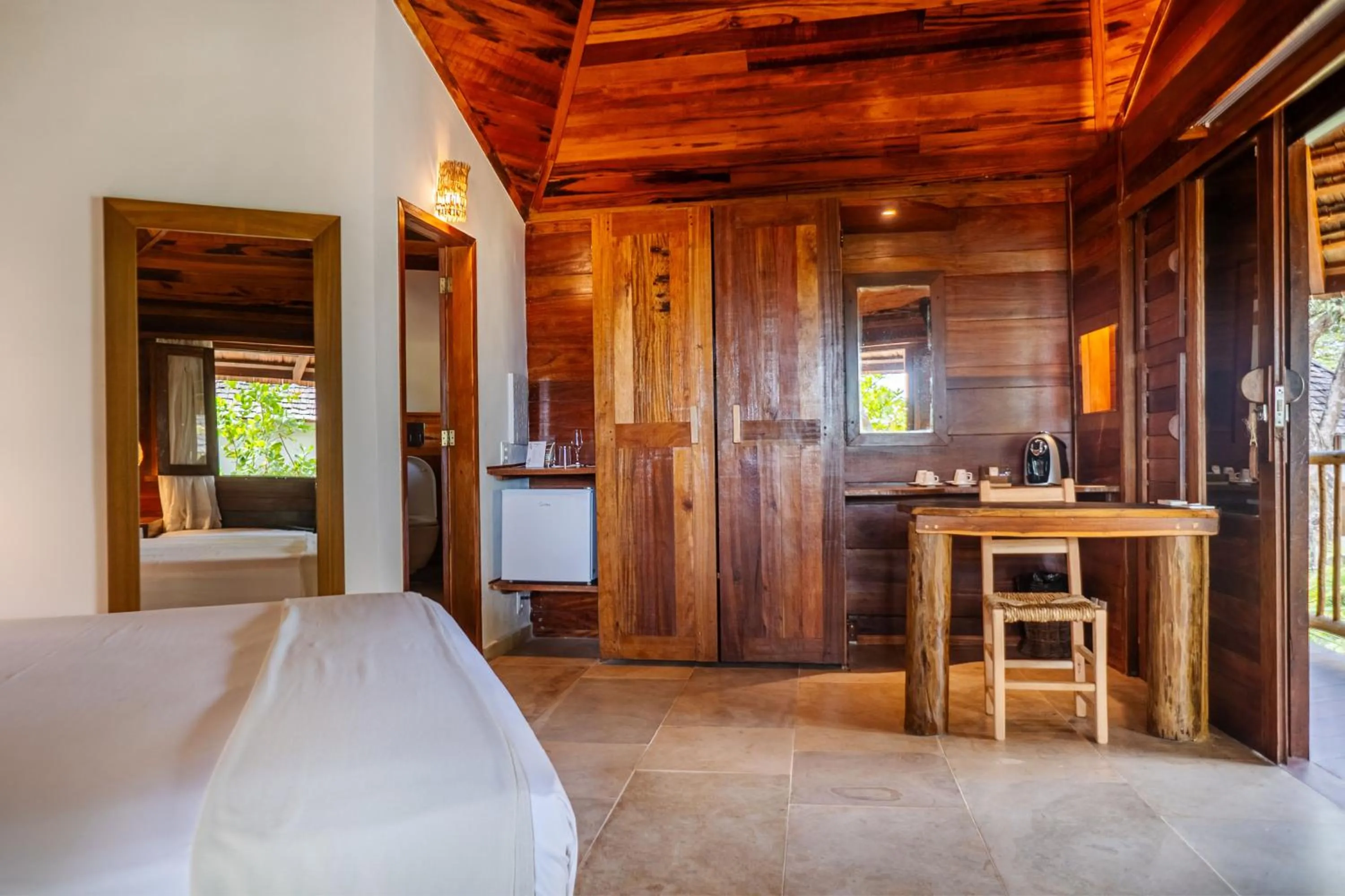 Bed in Hurricane Jeri