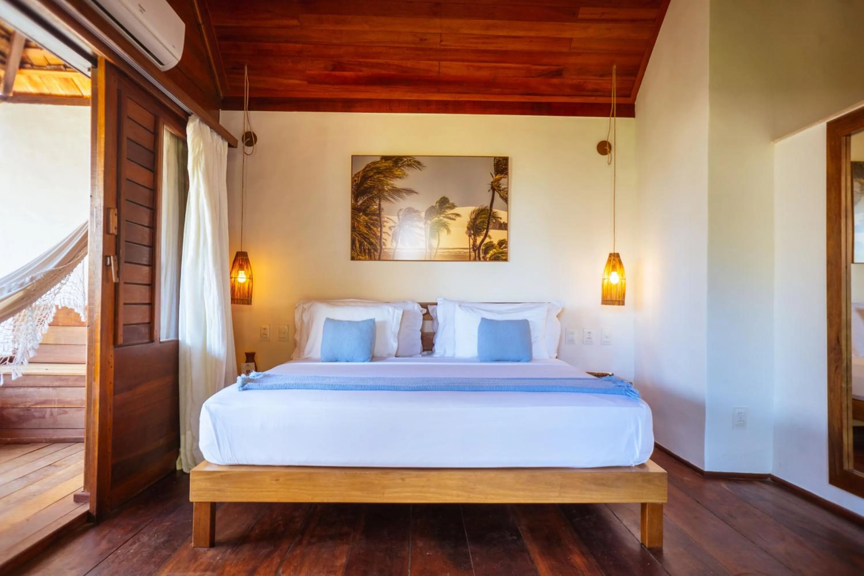 Bed in Hurricane Jeri