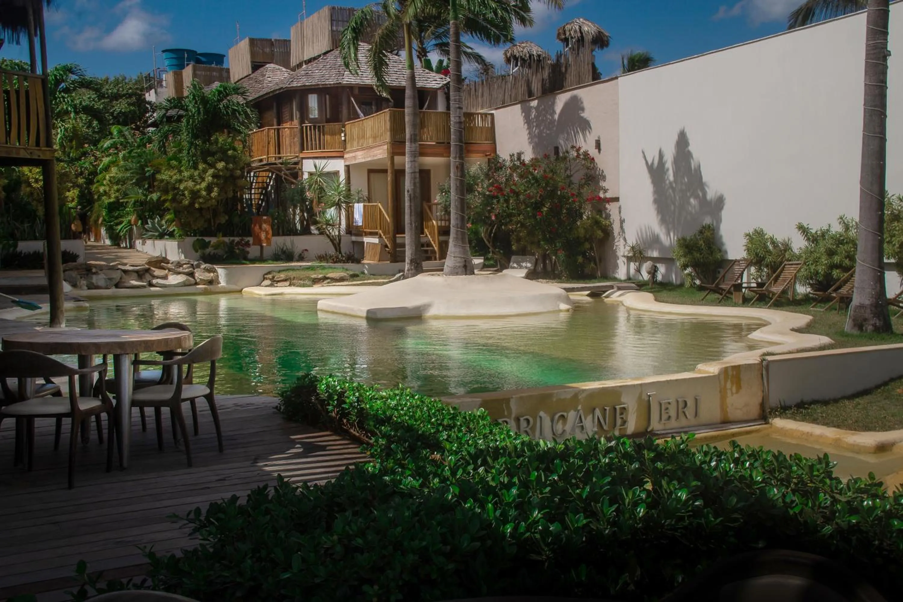 Swimming pool in Hurricane Jeri