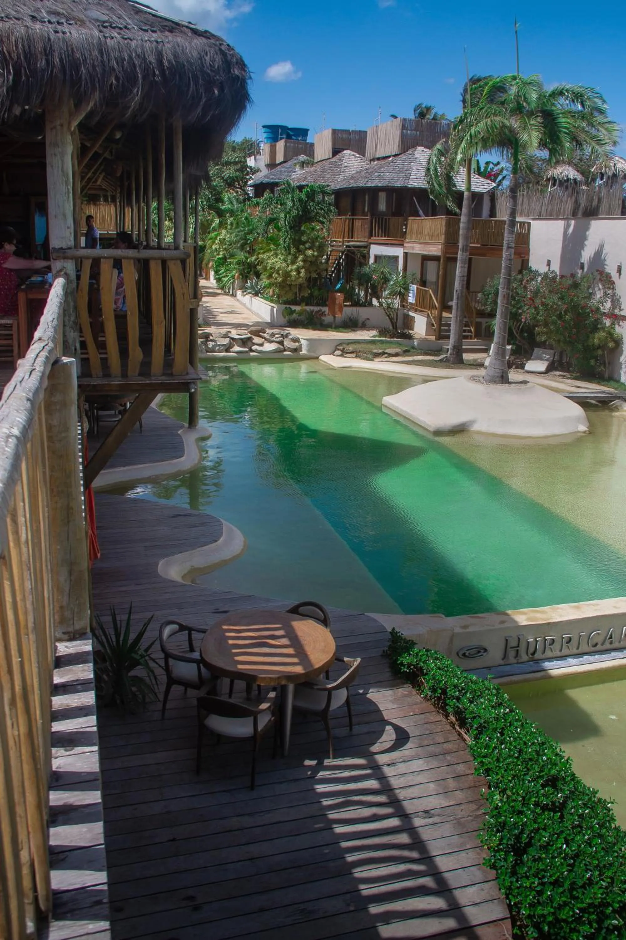 Swimming pool in Hurricane Jeri