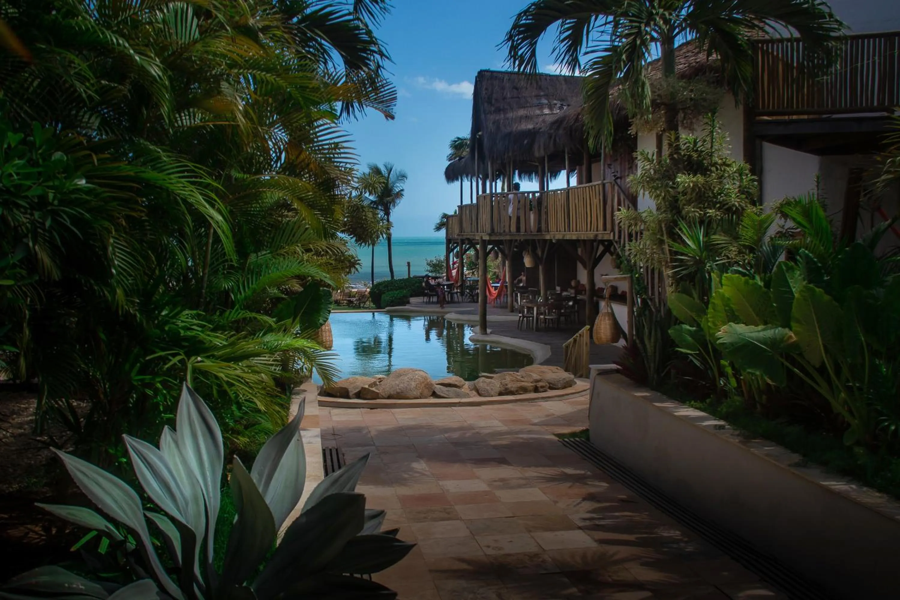 Swimming pool in Hurricane Jeri