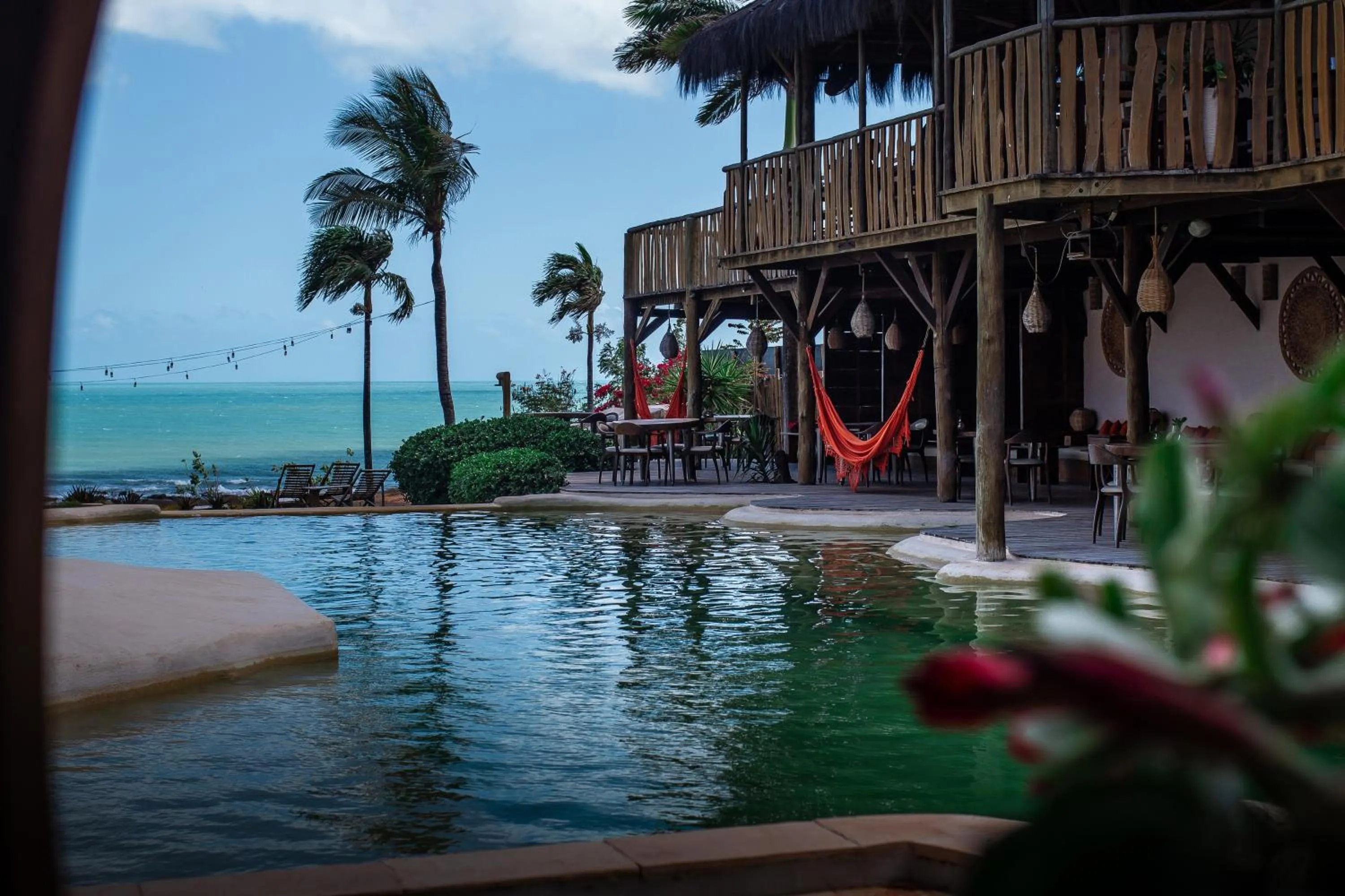 Swimming pool in Hurricane Jeri
