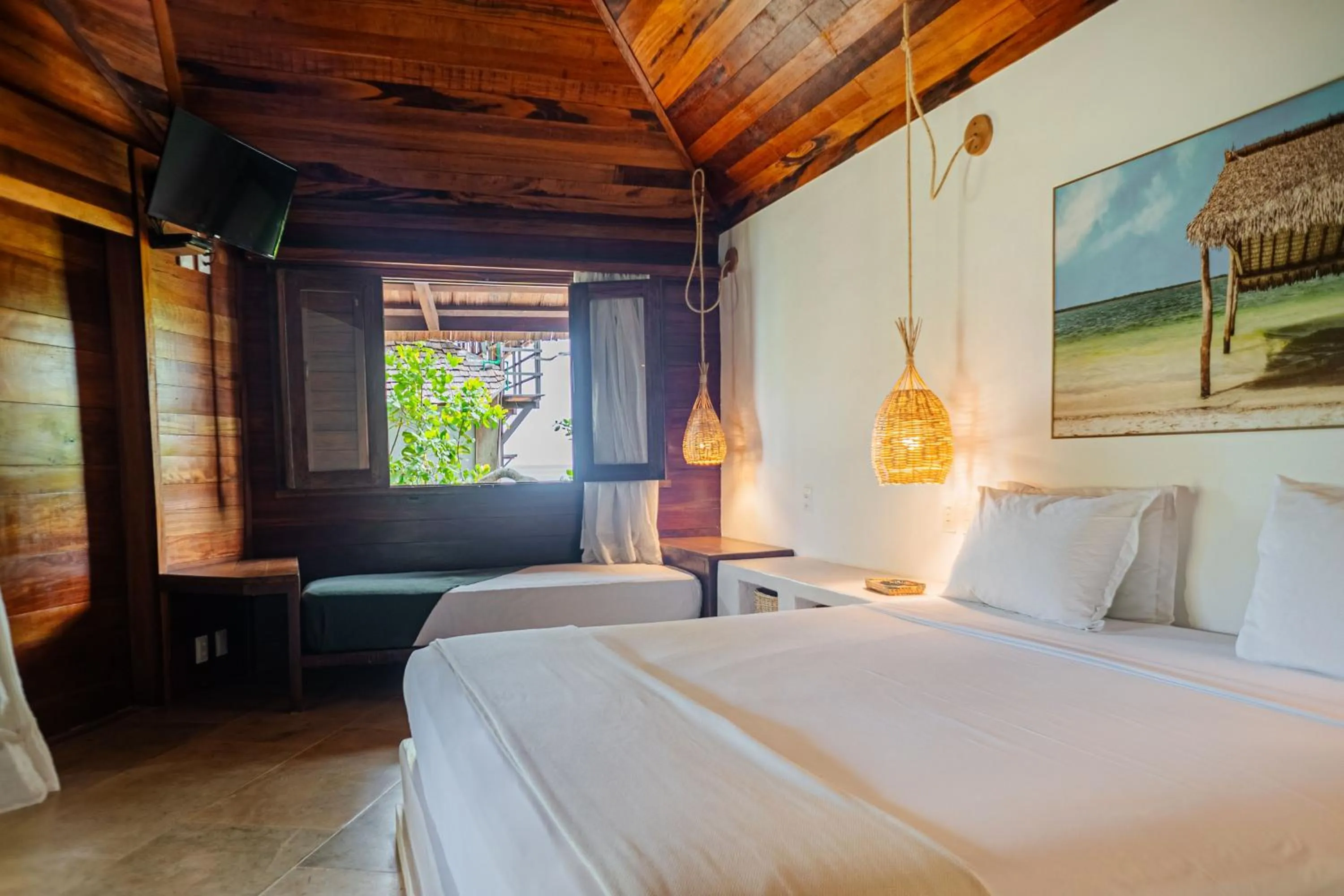 Bed in Hurricane Jeri