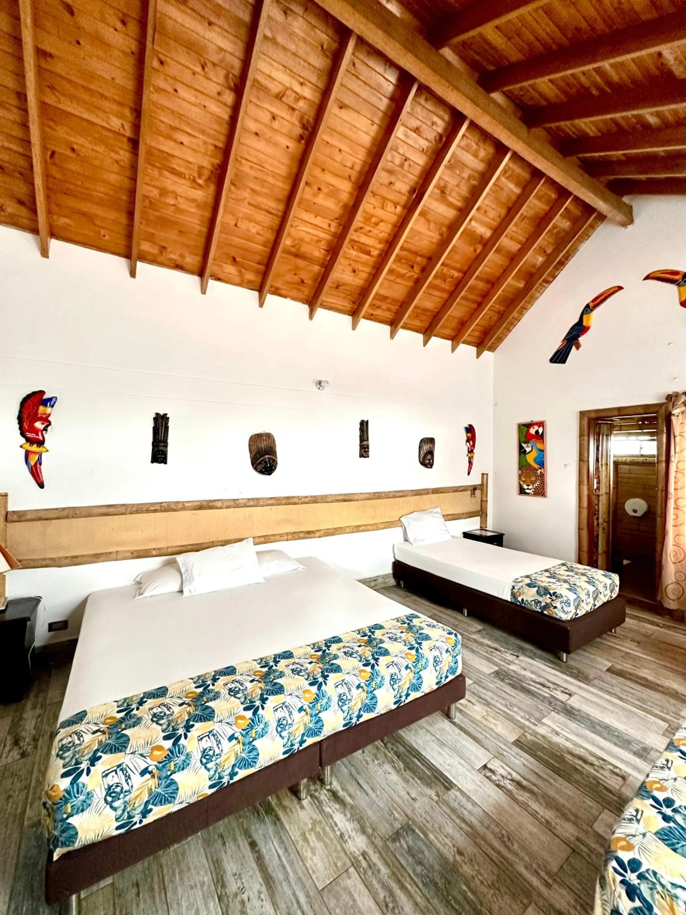 Bed in Eco Hotel Terrabella