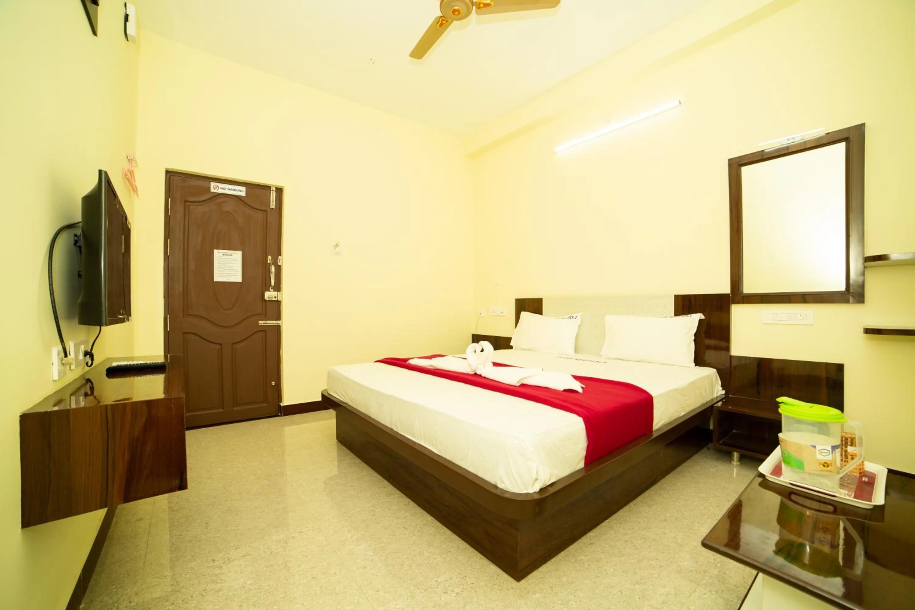 Bedroom, Bed in Akash Residency