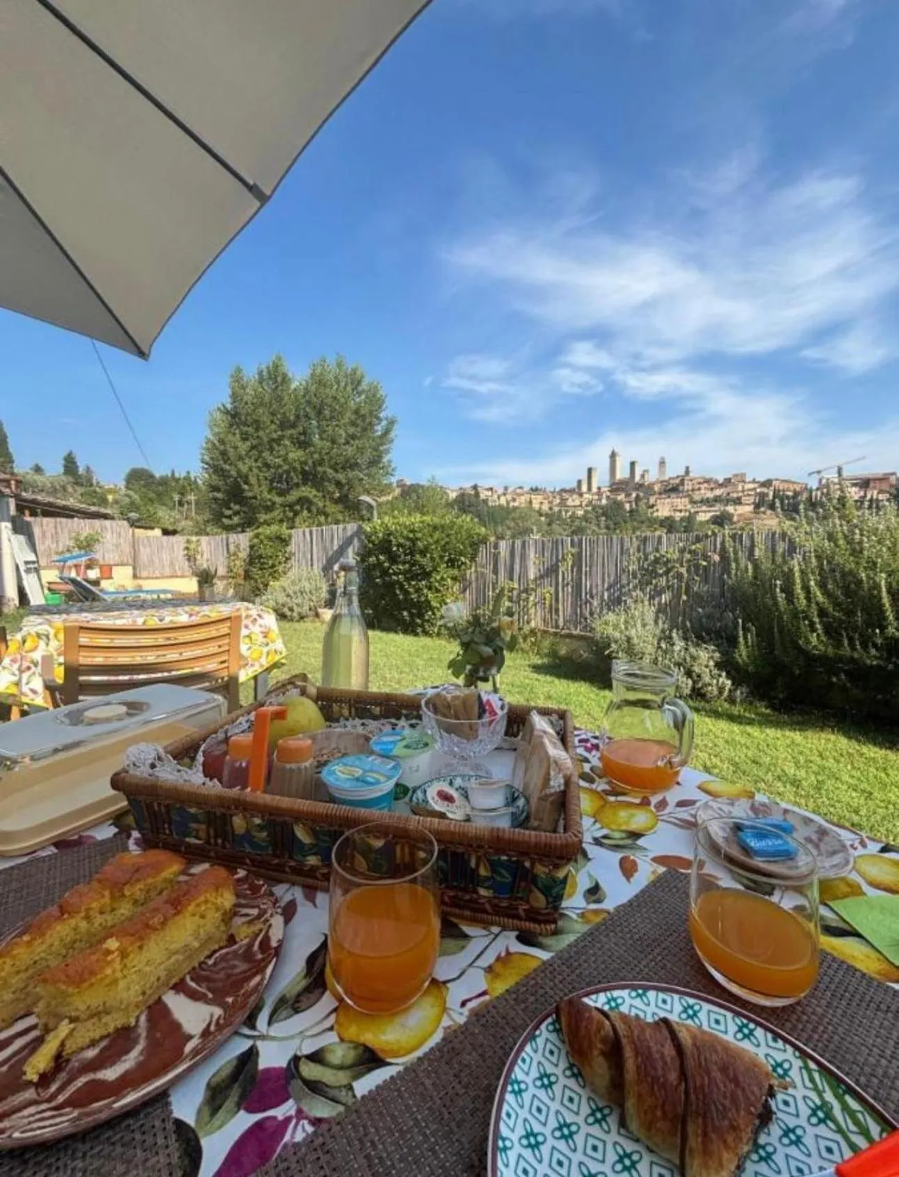 Breakfast in B&B Il Fienile San Gimignano