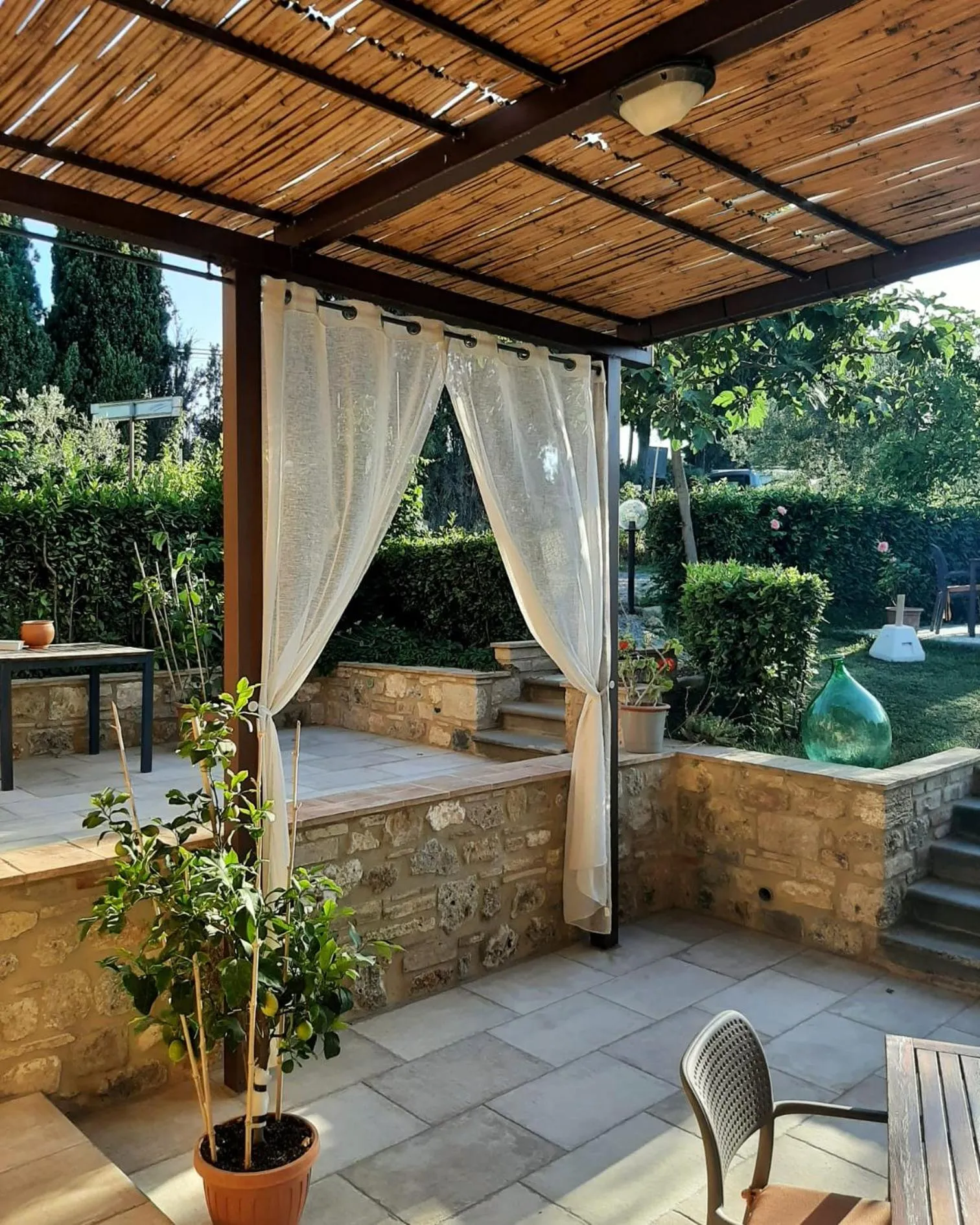 Garden in B&B Il Fienile San Gimignano