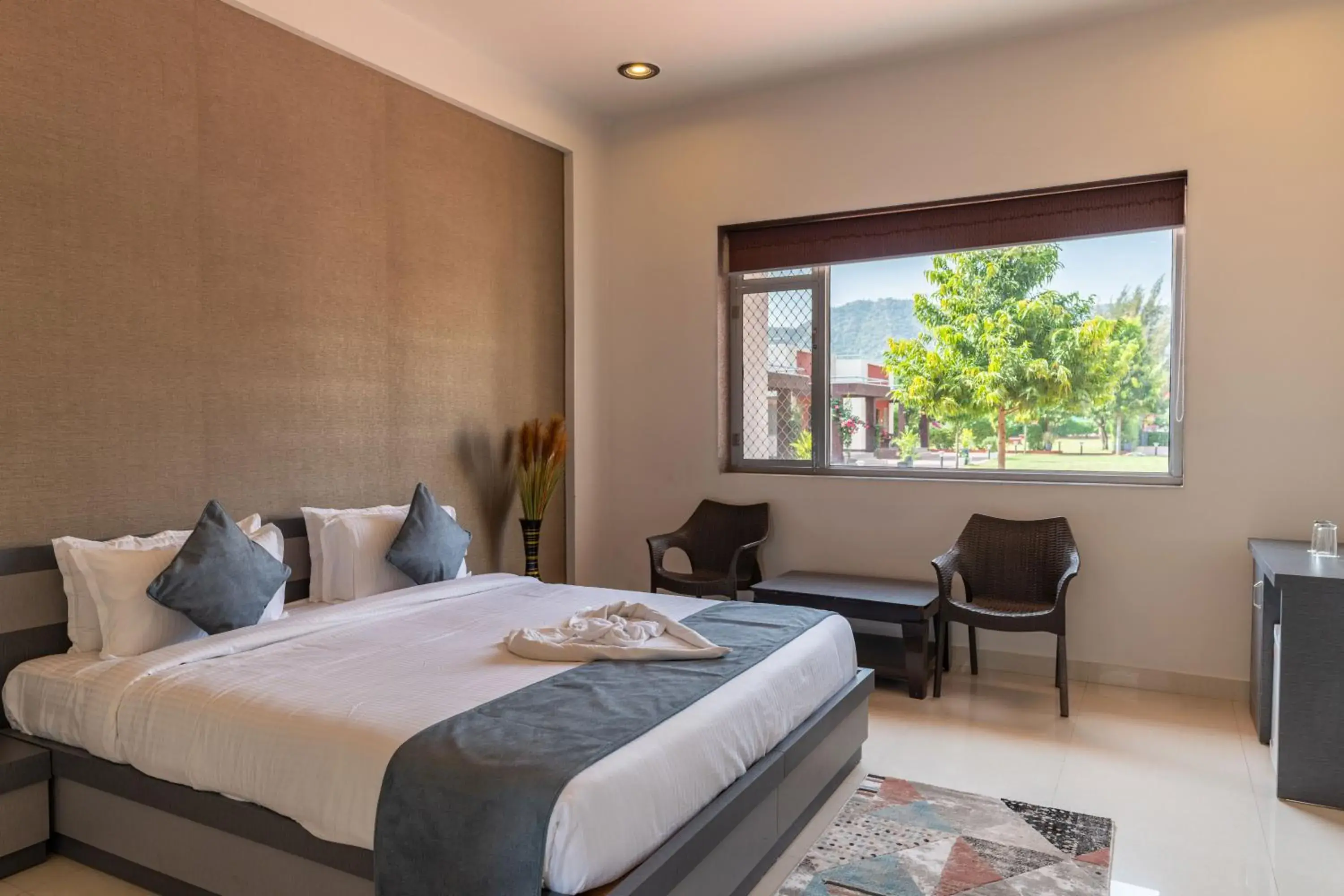 Bed in Vesta Avtar Resort Pushkar Bed in Vesta Avtar Resort Pushkar