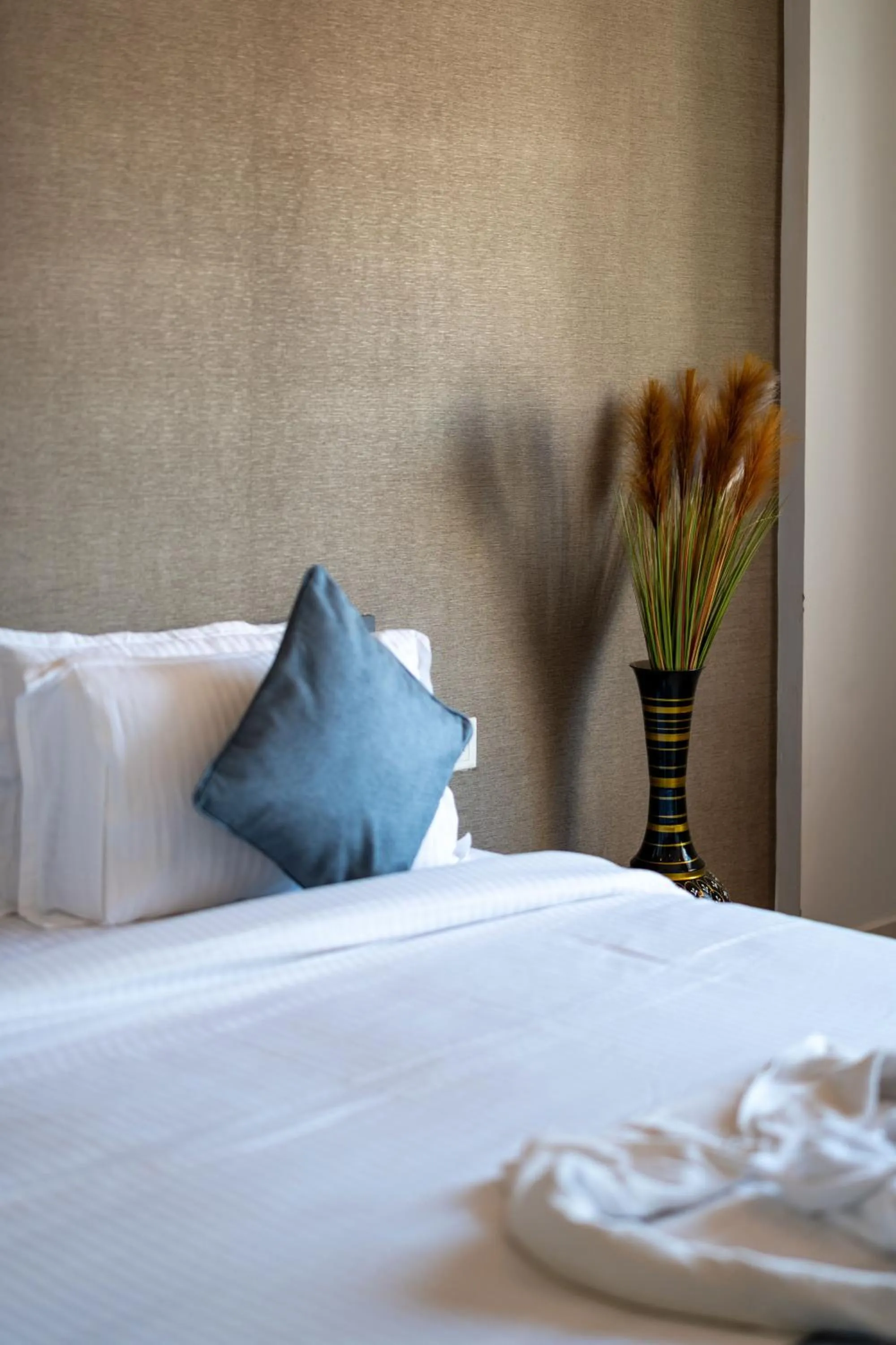 Bed in Vesta Avtar Resort Pushkar