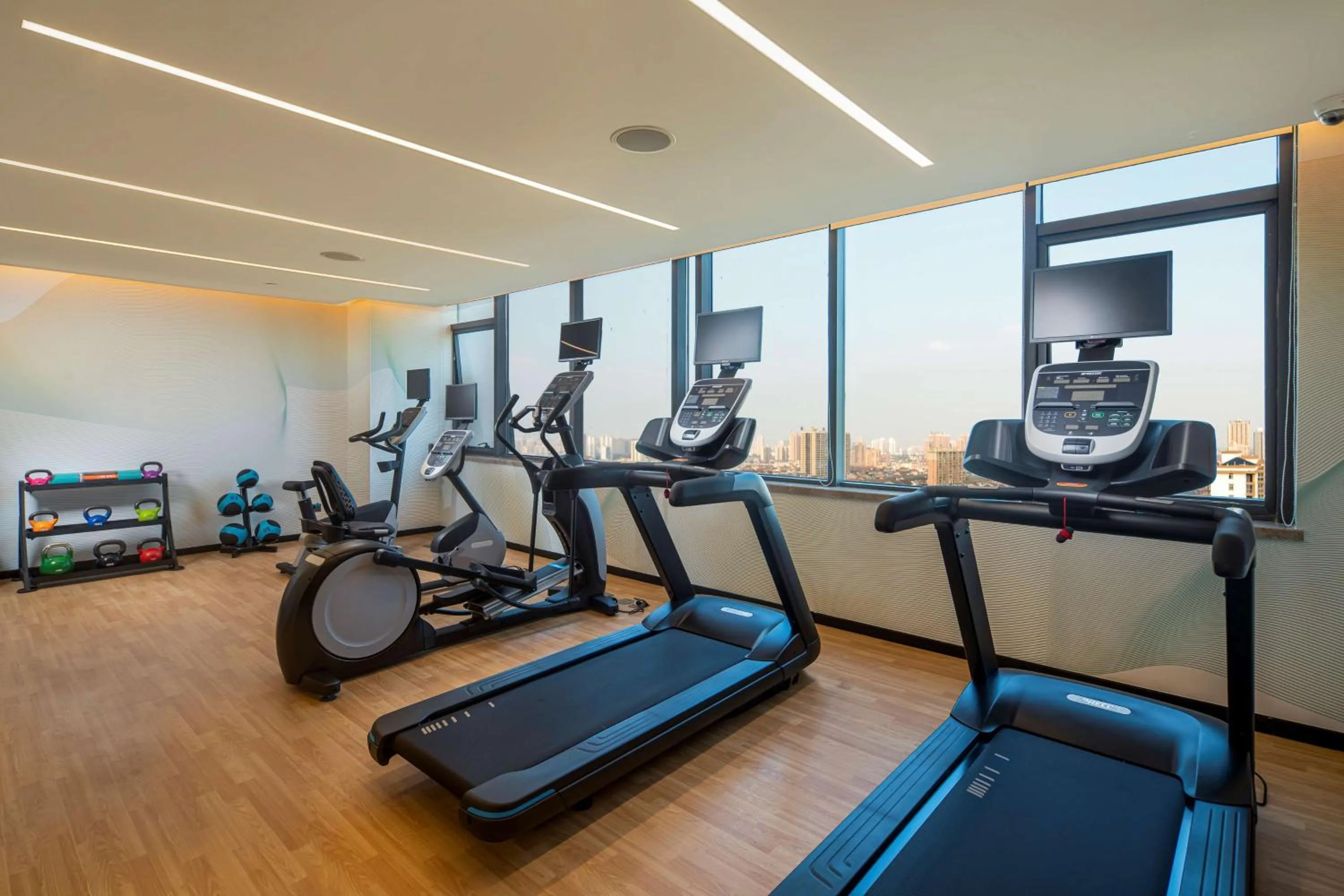 Fitness centre/facilities in Hilton Garden Inn Changde Dingcheng