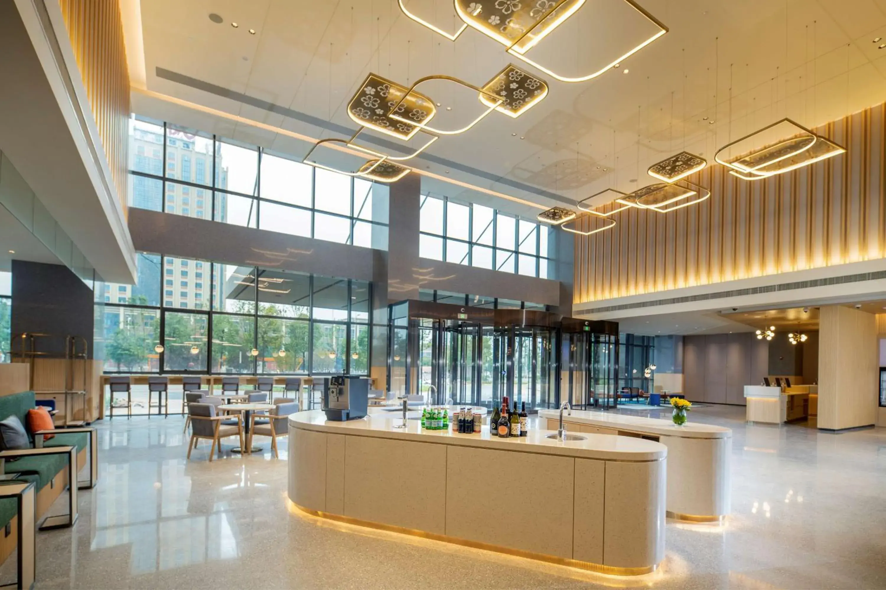 Lobby or reception in Hilton Garden Inn Changde Dingcheng Lobby or reception in Hilton Garden Inn Changde Dingcheng