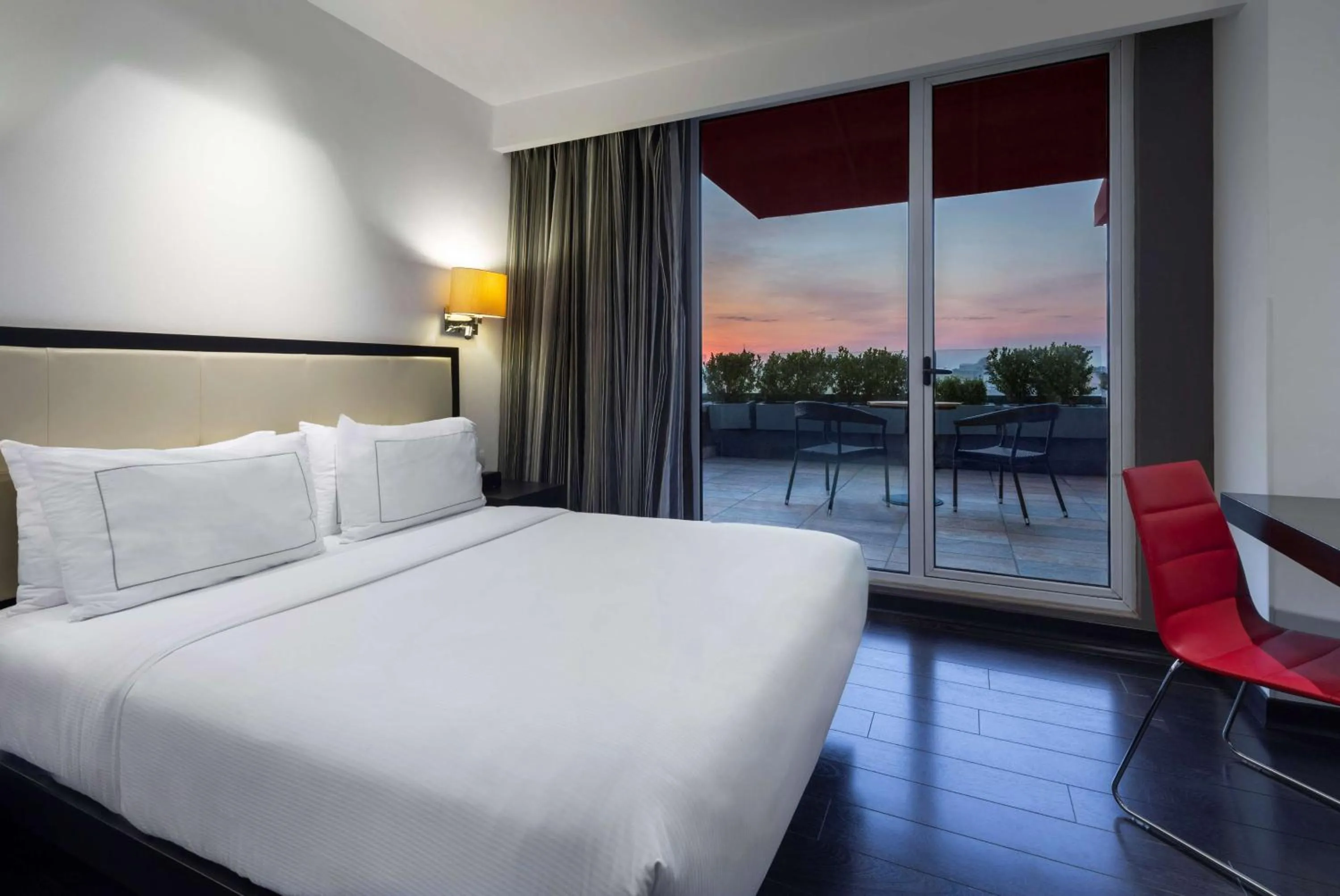 Bed in Hilton DoubleTree Guadalajara Centro Historico